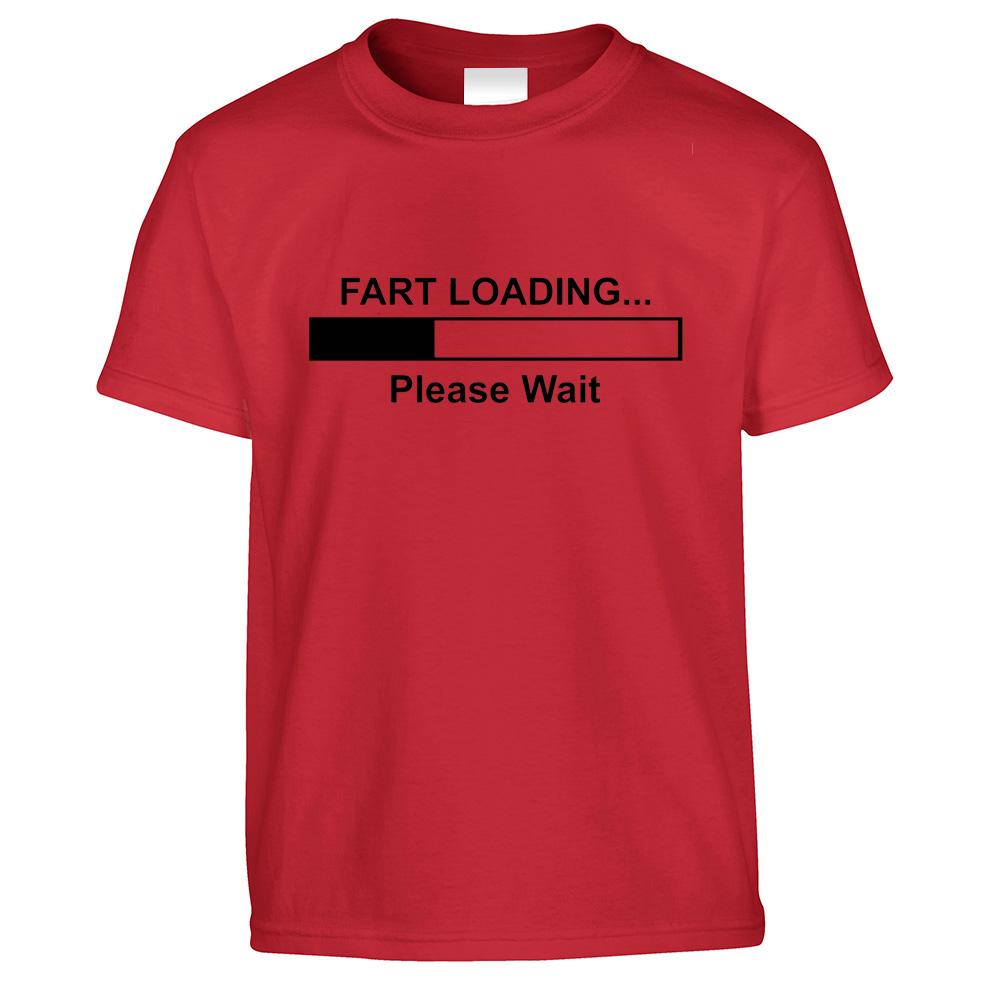 Fart Loading Bar Please Wait Kids T Shirt