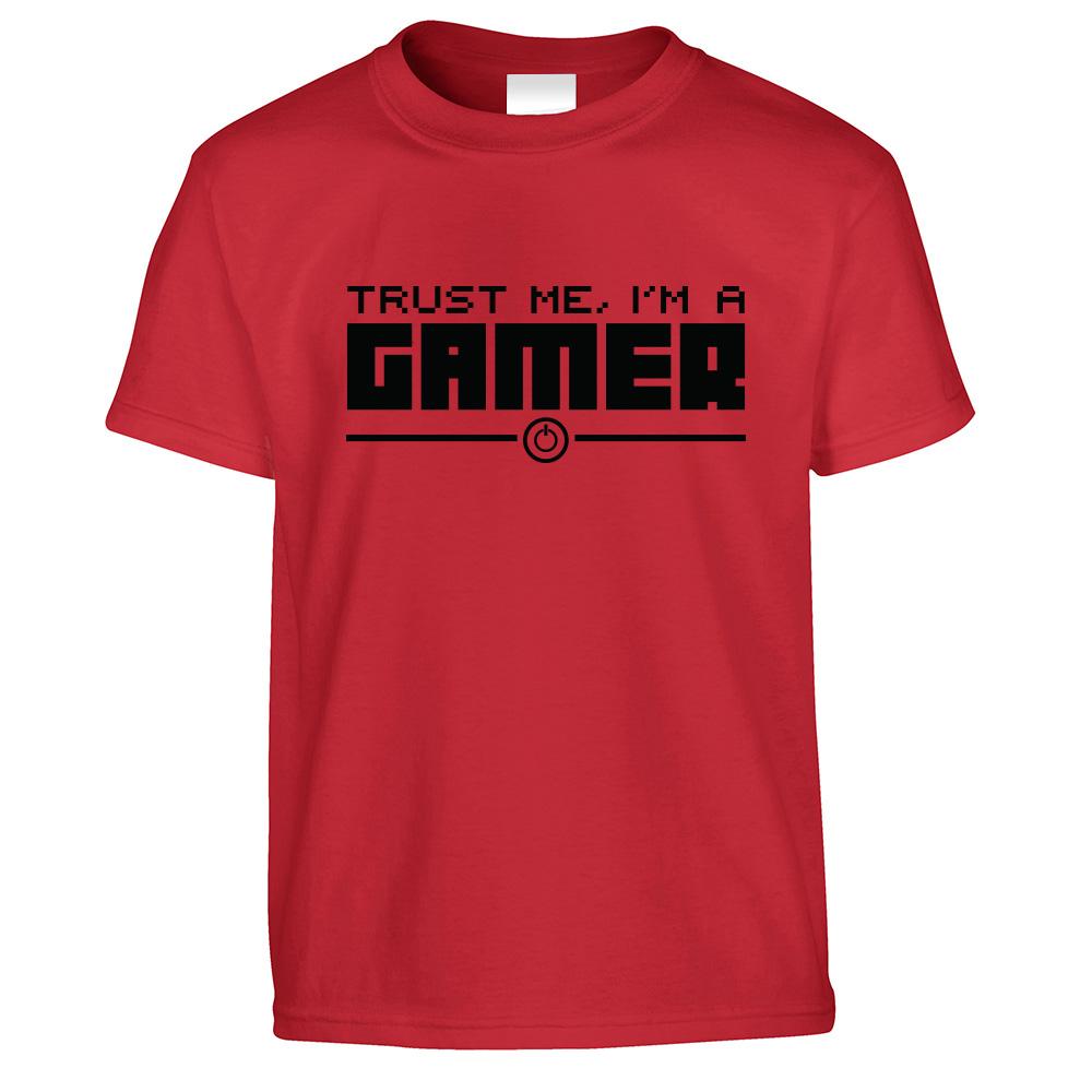 Gaming Kids T Shirt Trust Me, I'm a Gamer Slogan