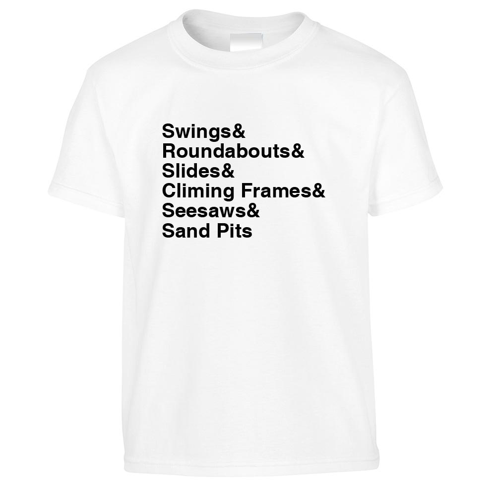 Outdoor Kids Kids T Shirt Swings, Roundabouts And Slides Childs