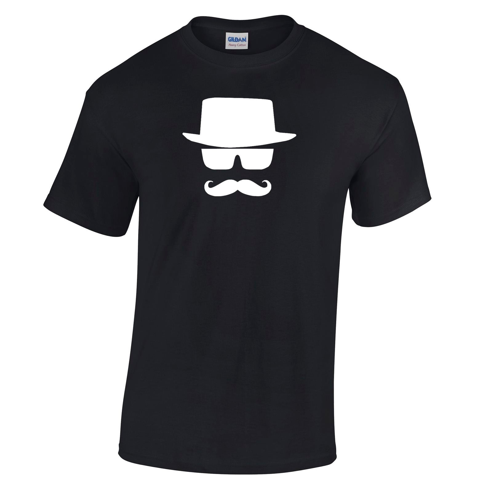 TV Parody T Shirt Heisenberg Moustache Hipster