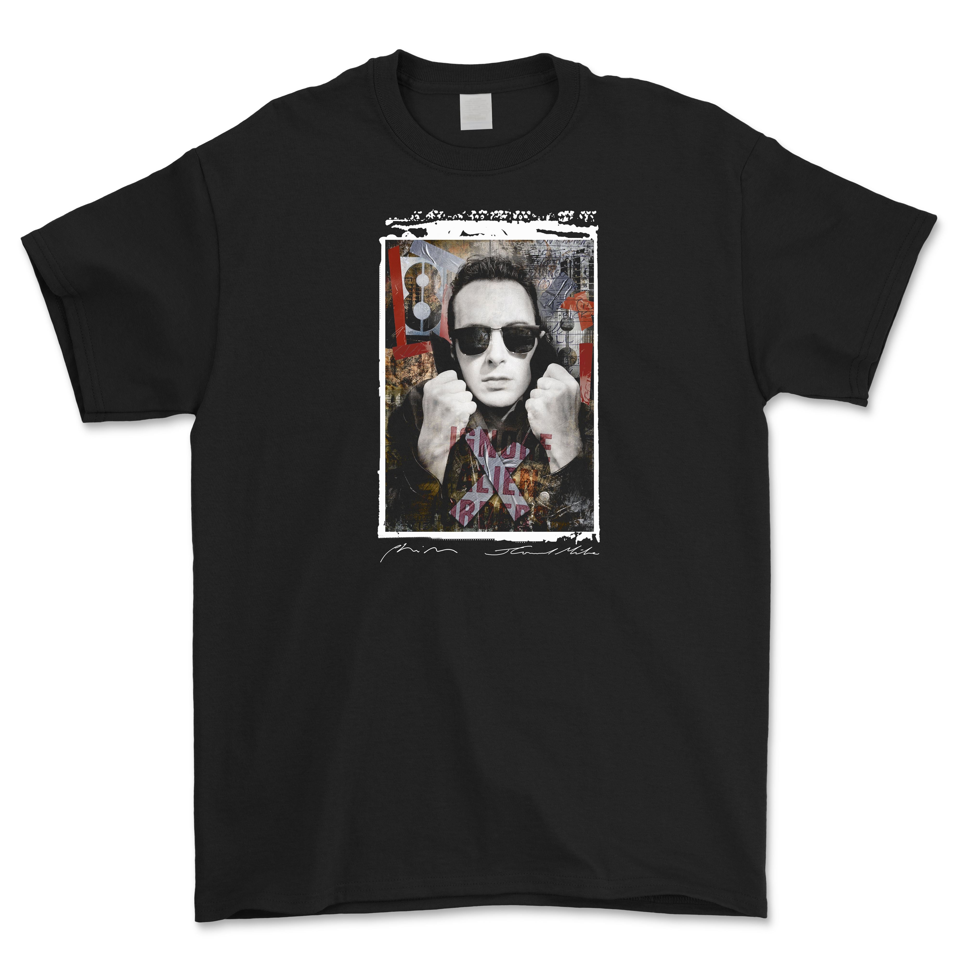 Portrait of Joe Strummer T Shirt by 20Collaborative