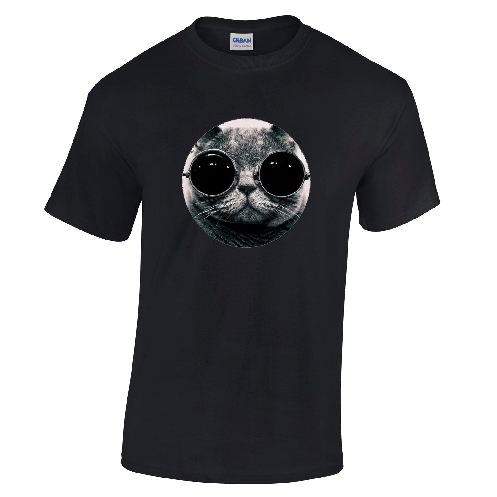 Cool Cat with Sunglasses Hipster T Shirt