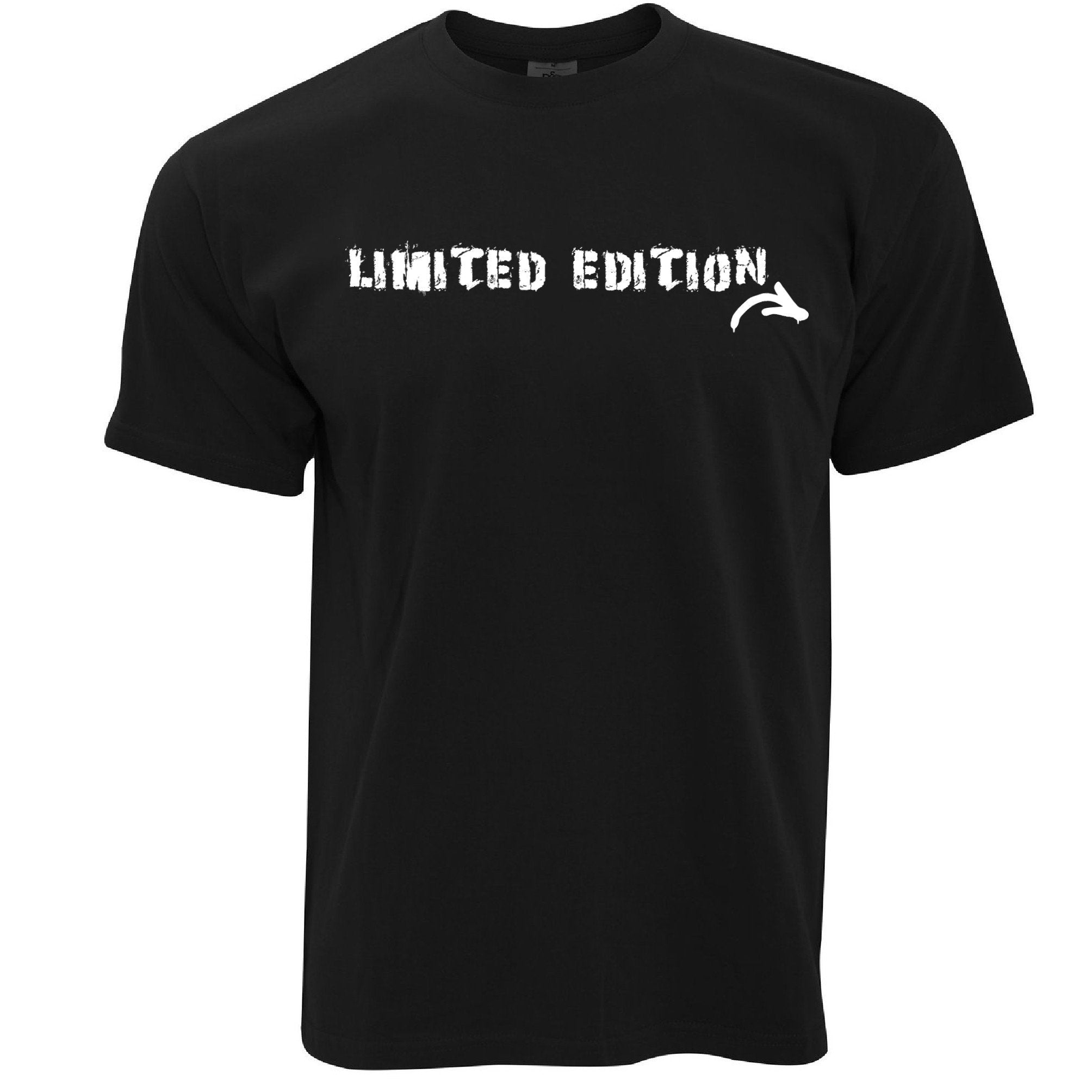 Novelty Slogan T Shirt I Am Limited Edition Arrow