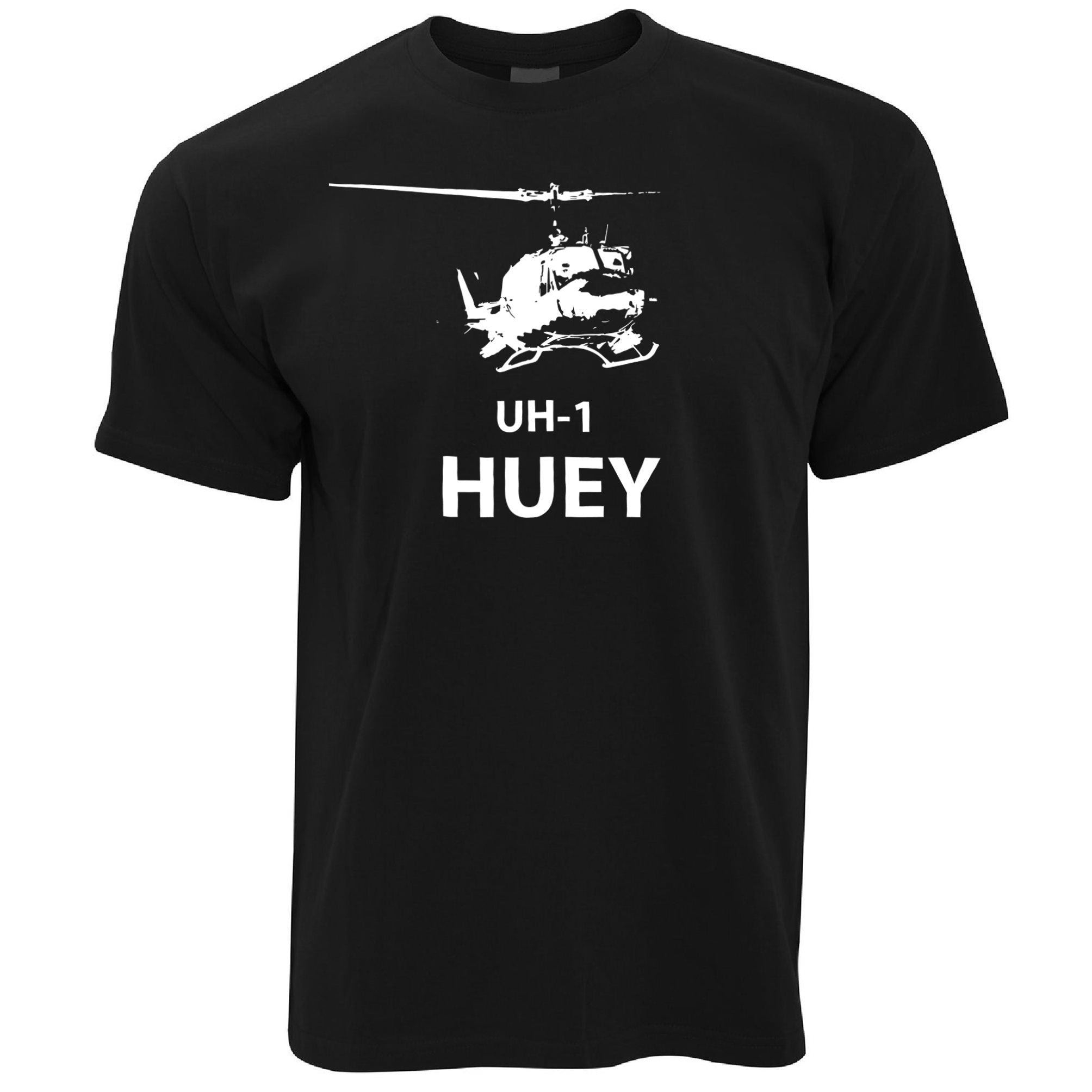 Military T Shirt UH-1 Huey Helicopter