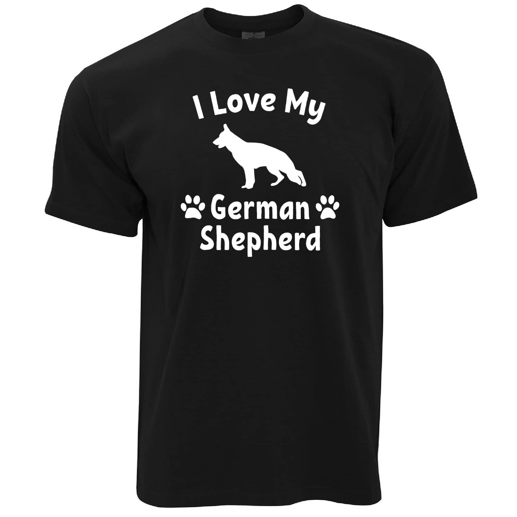 I Love My German Shepherd Dog T Shirt