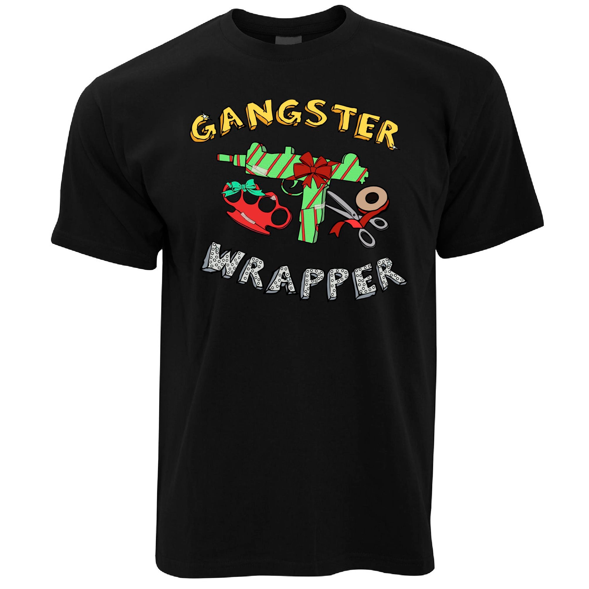 Gangster Wrapper Christmas T Shirt