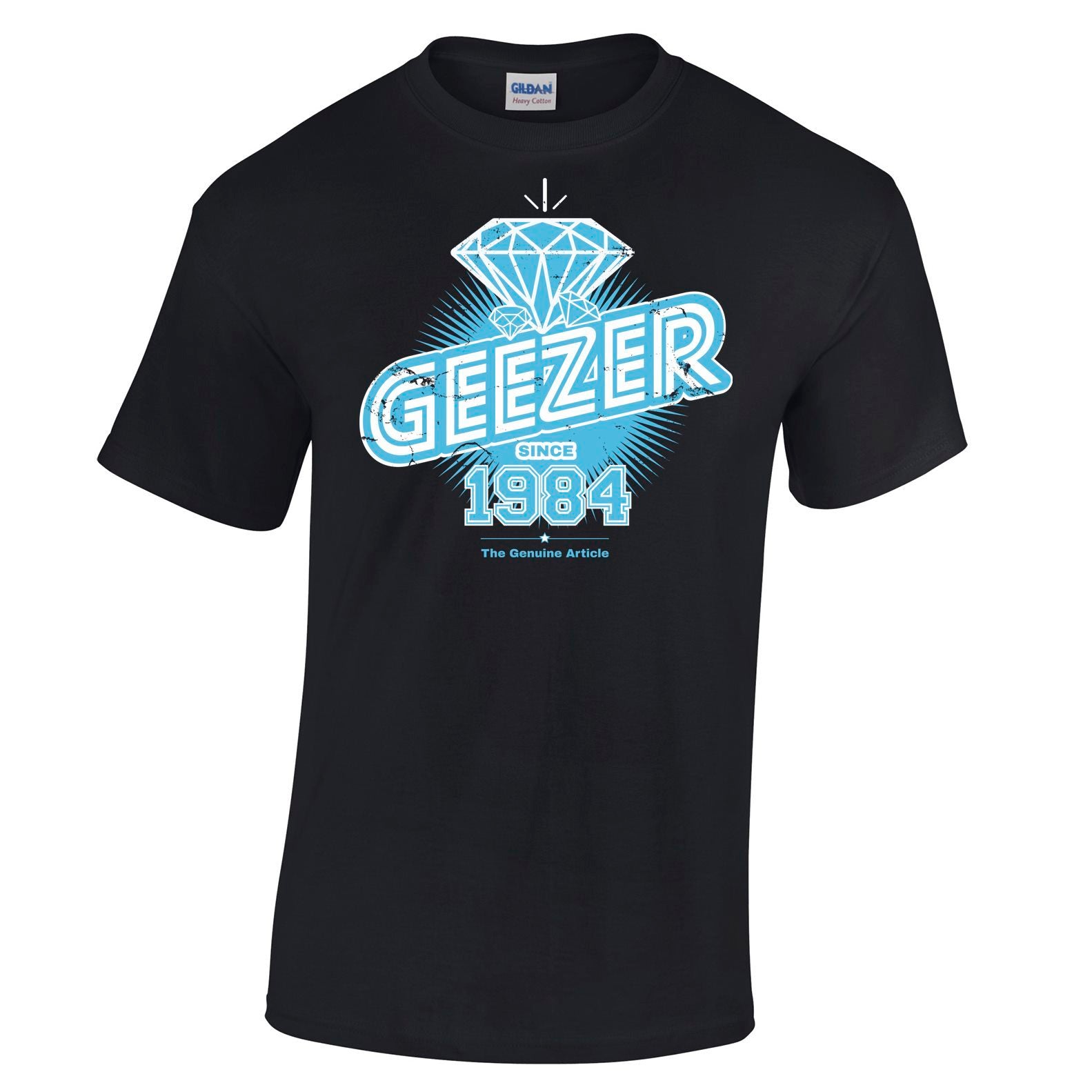34th Birthday T Shirt Diamond Geezer Since 1984