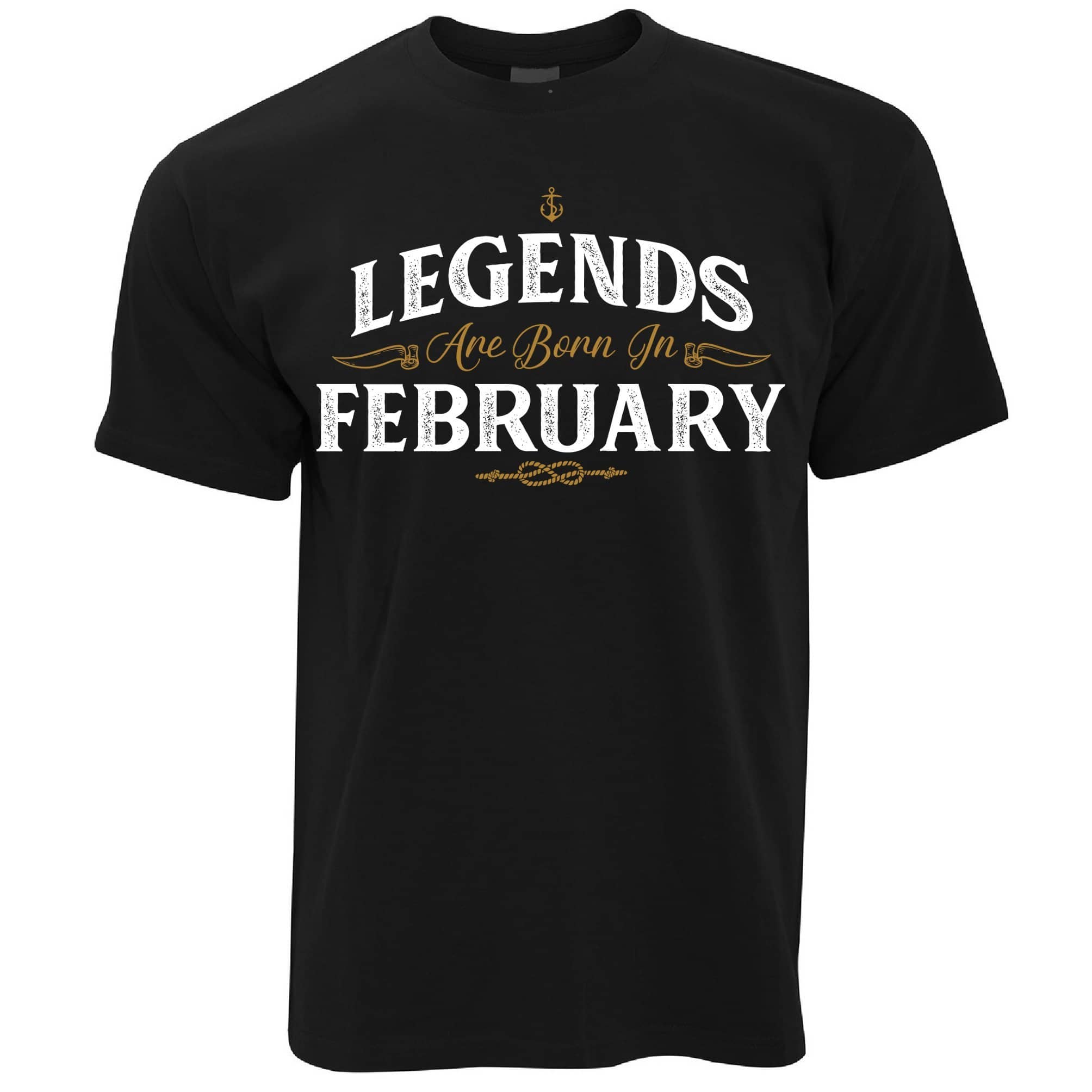 Birthday T Shirt Legends Are Born In February