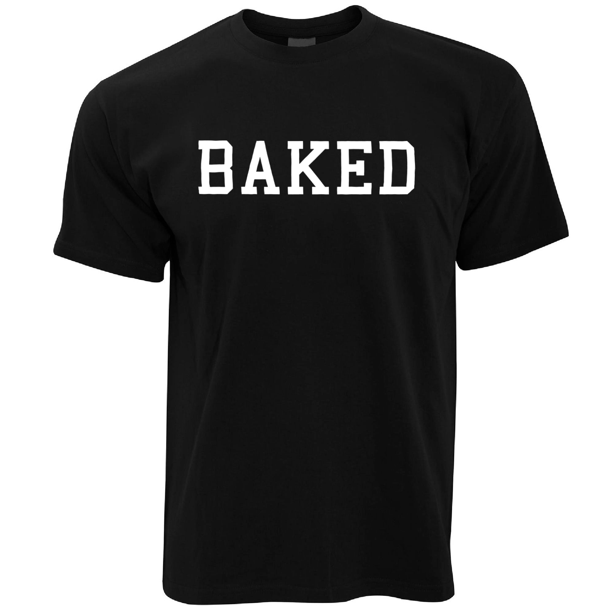 BAKED T Shirt College Style Printed Slogan