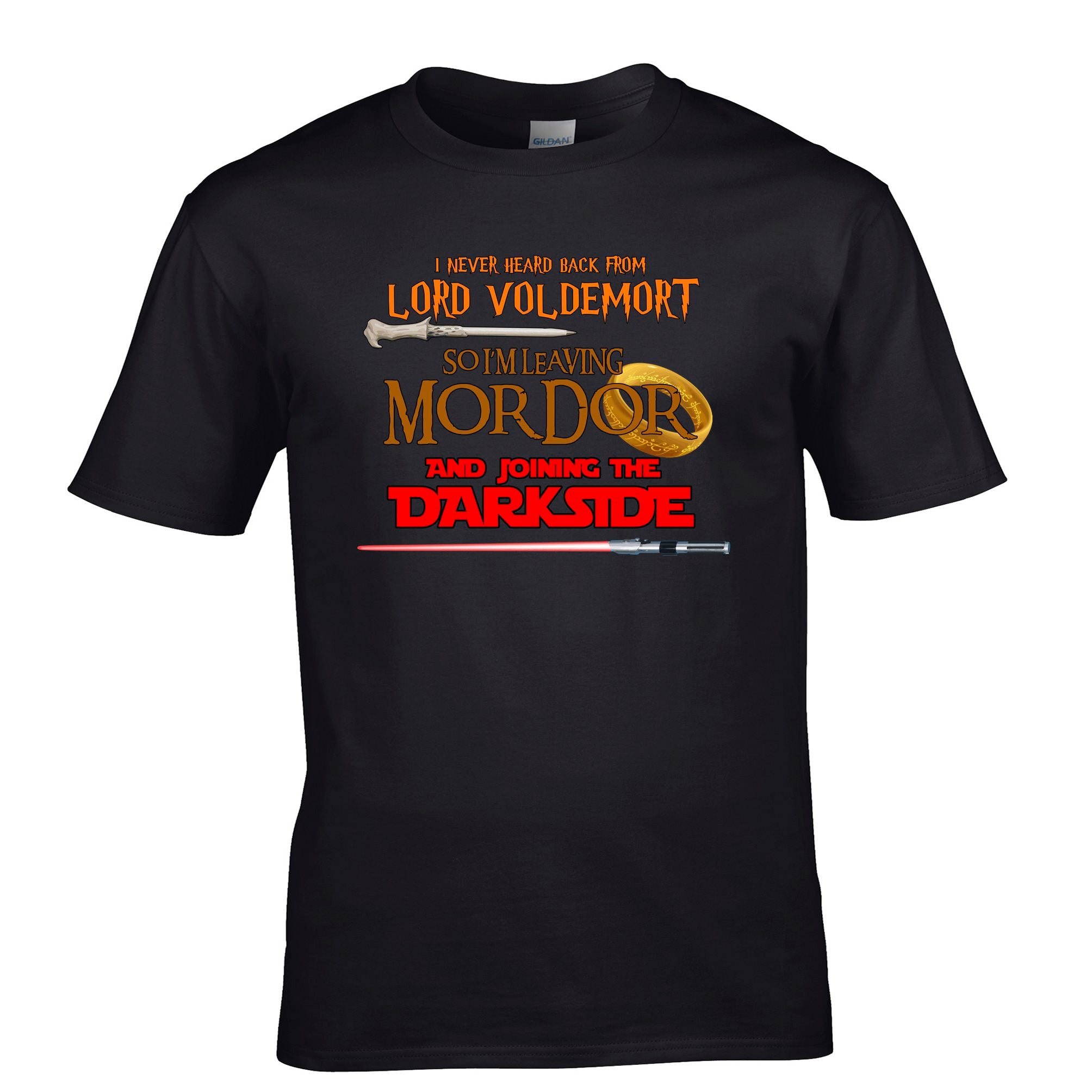 Mens Voldemort, Mordor, Dark Side T Shirt Tee