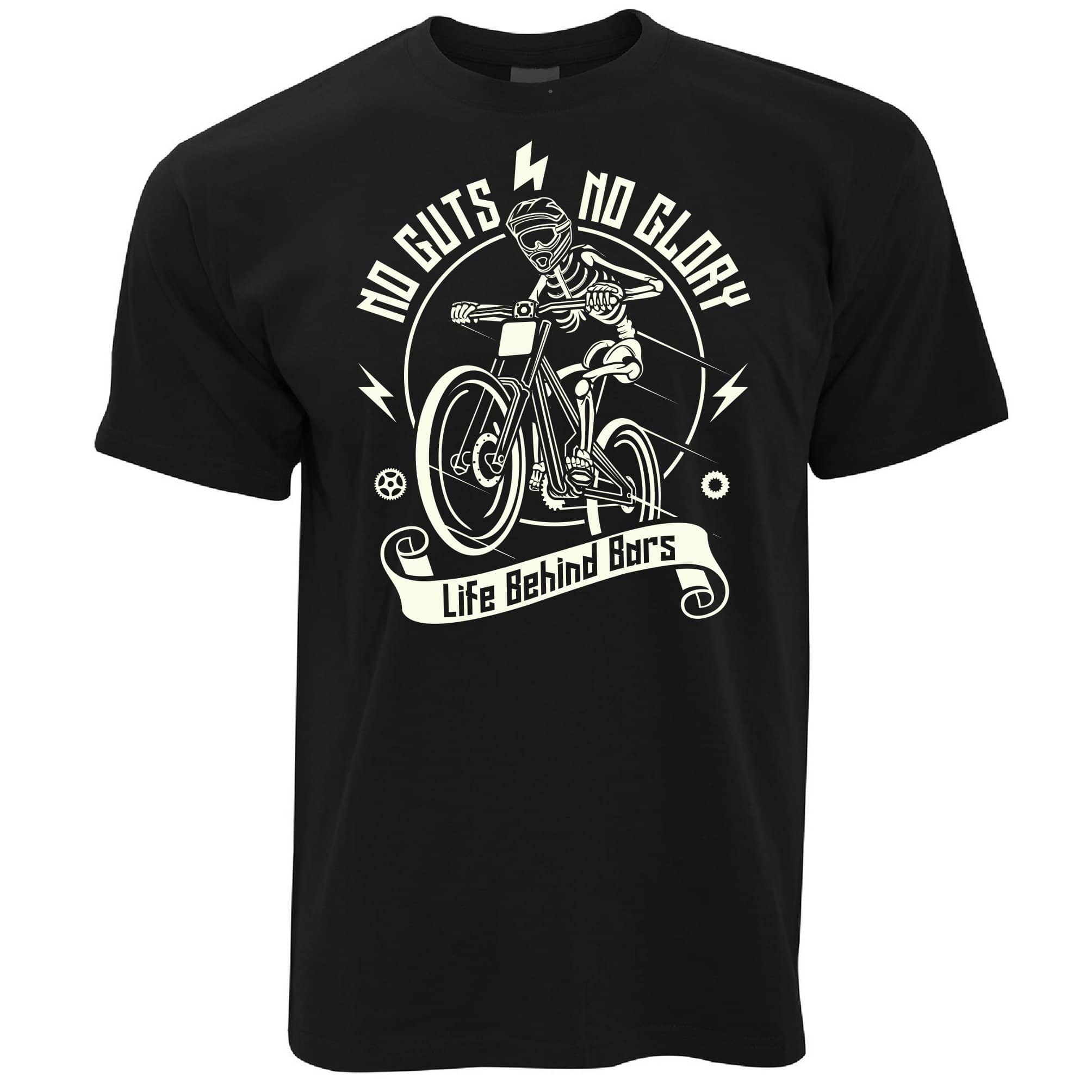 'No Guts, No Glory' Mountain Biking T Shirt