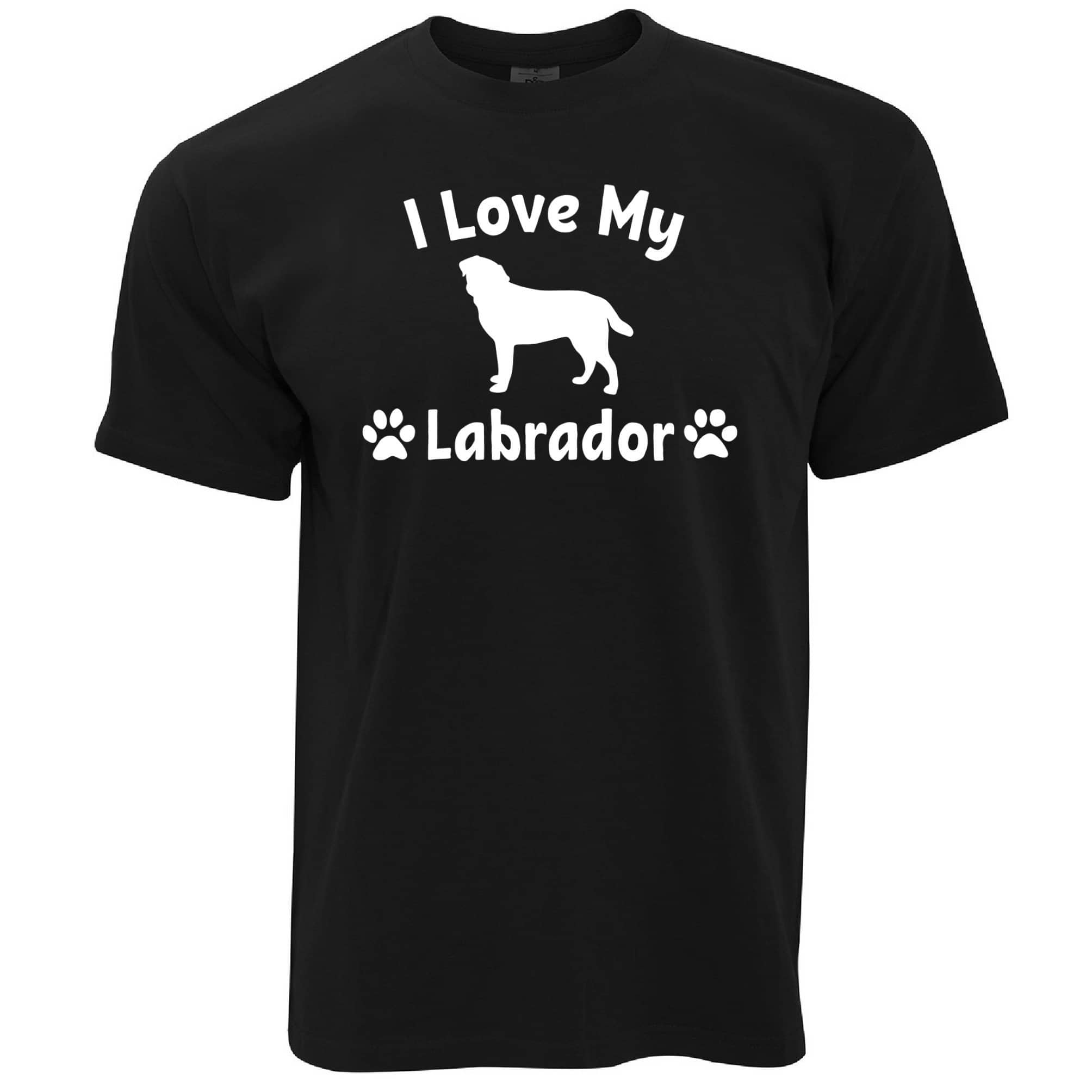 I Love My Labrador Dog T Shirt