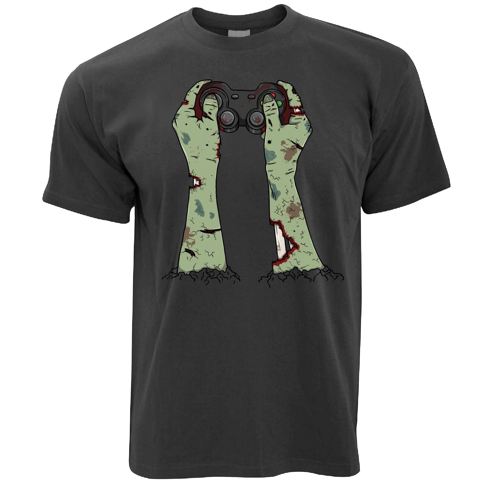 Halloween Gaming T Shirt Zombie Gamer With Controller