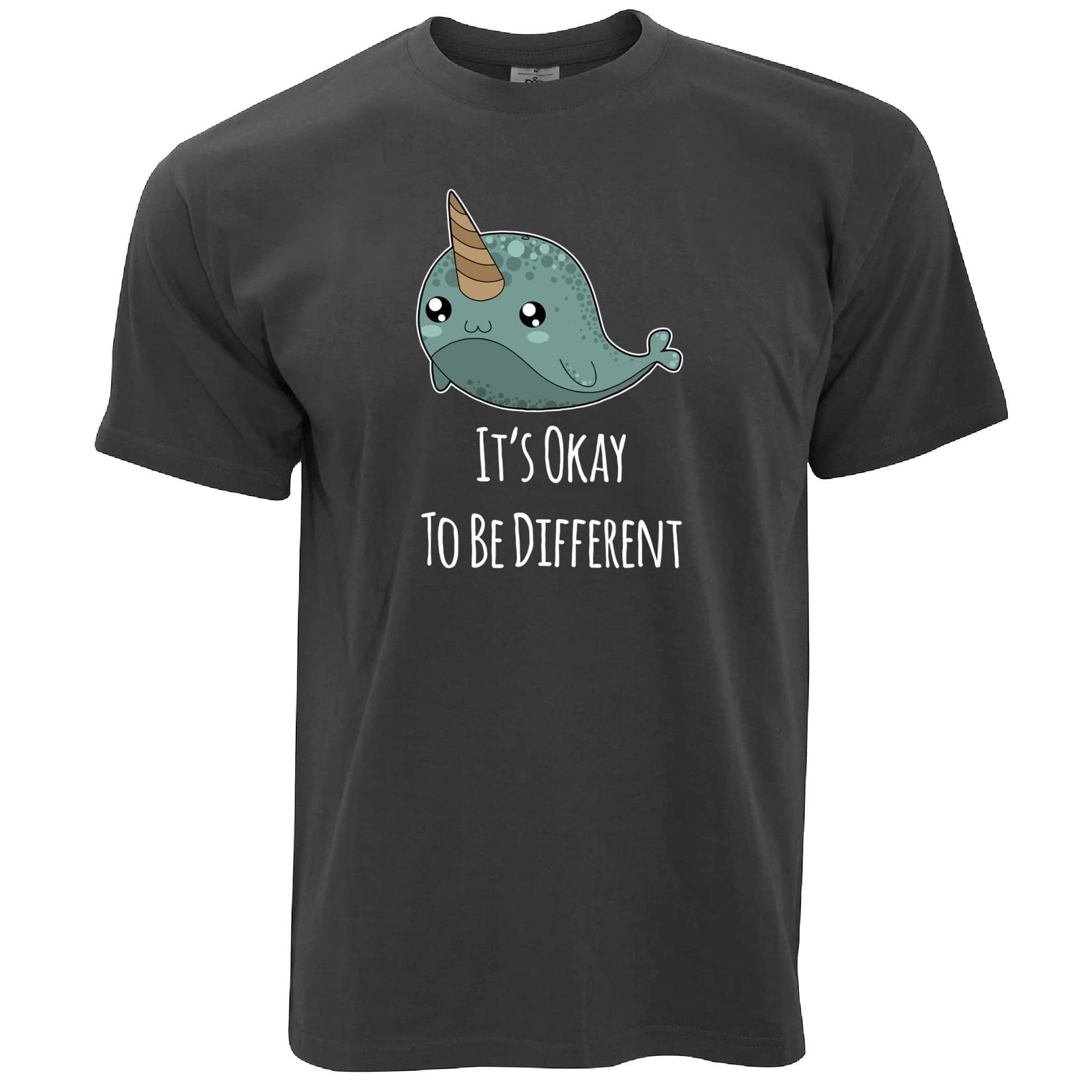 It's Okay Cute Narwhal T Shirt