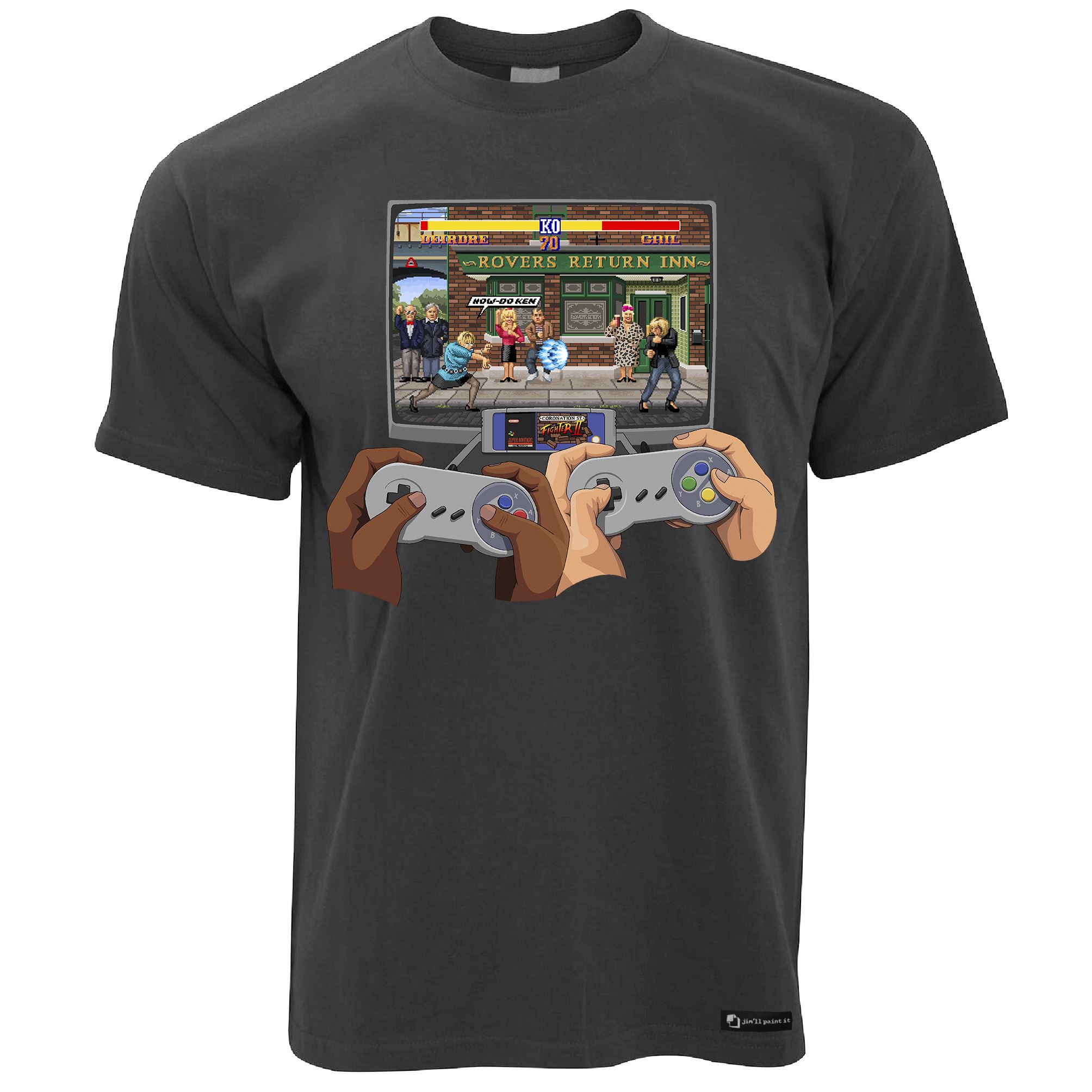 Coronation Street Fighter II Official Jim T Shirt