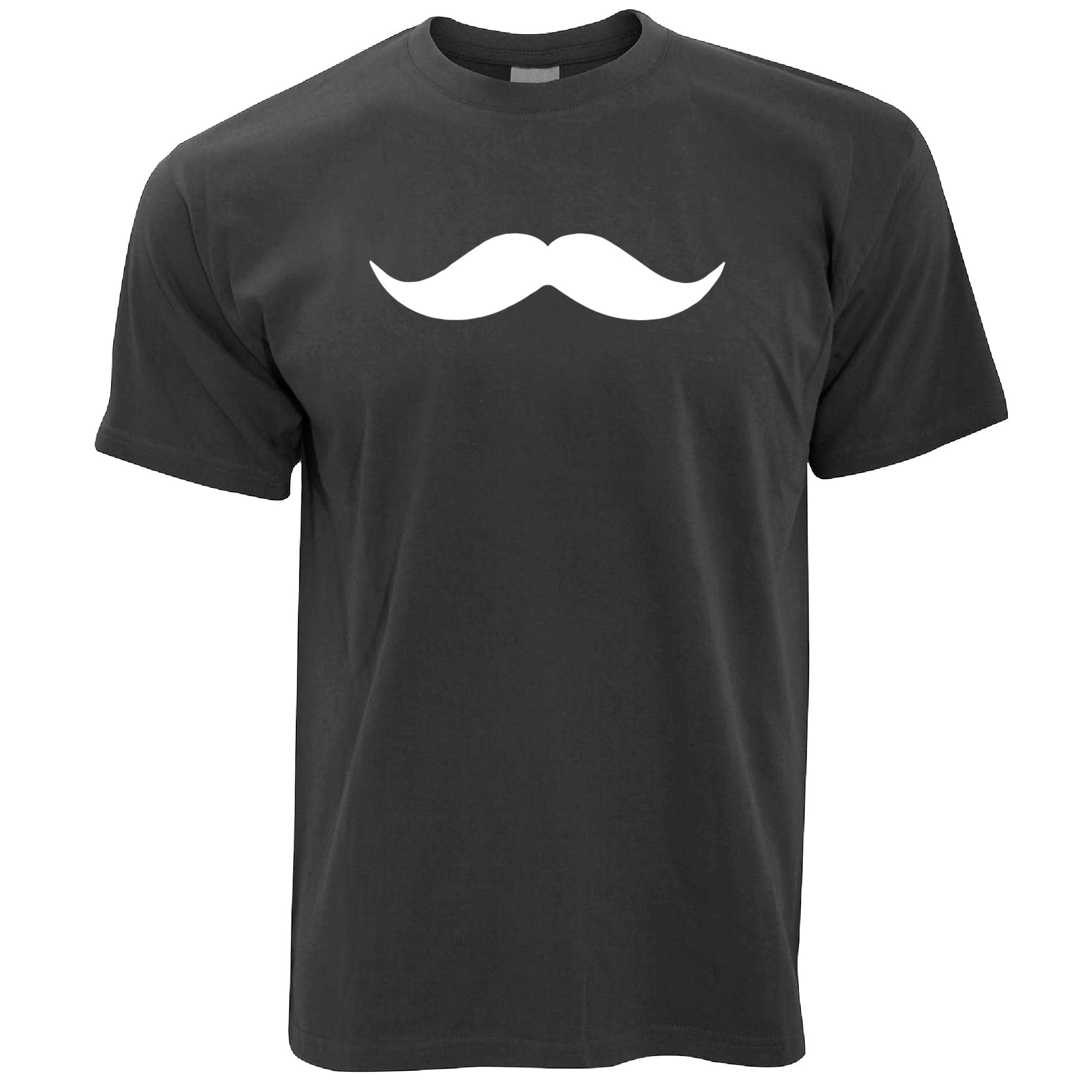 Trendy T Shirt Simple Moustache Shape