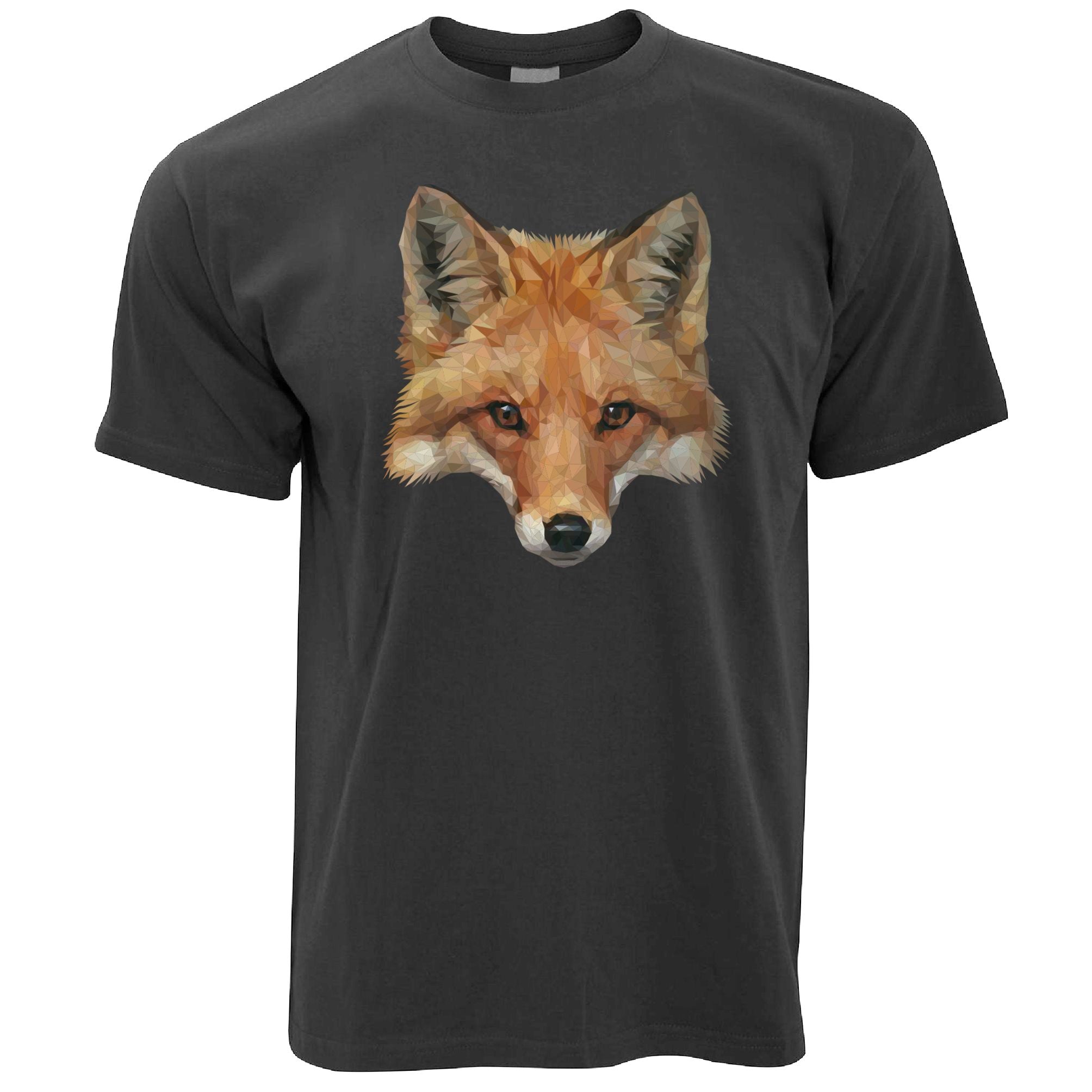 Low Poly Fox Graphic T Shirt