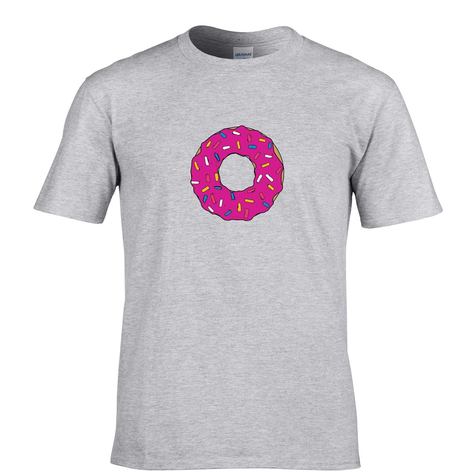 Pink Frosted Sprinkled Donut T Shirt