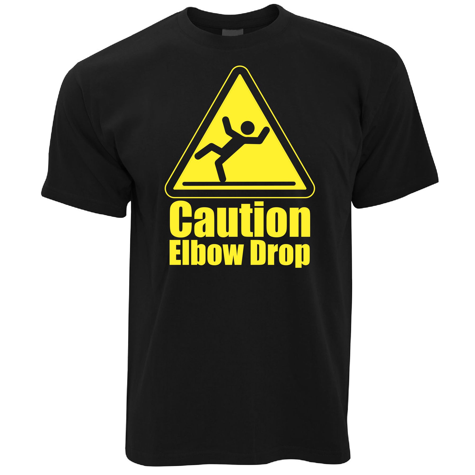 Caution Elbow Drop T Shirt