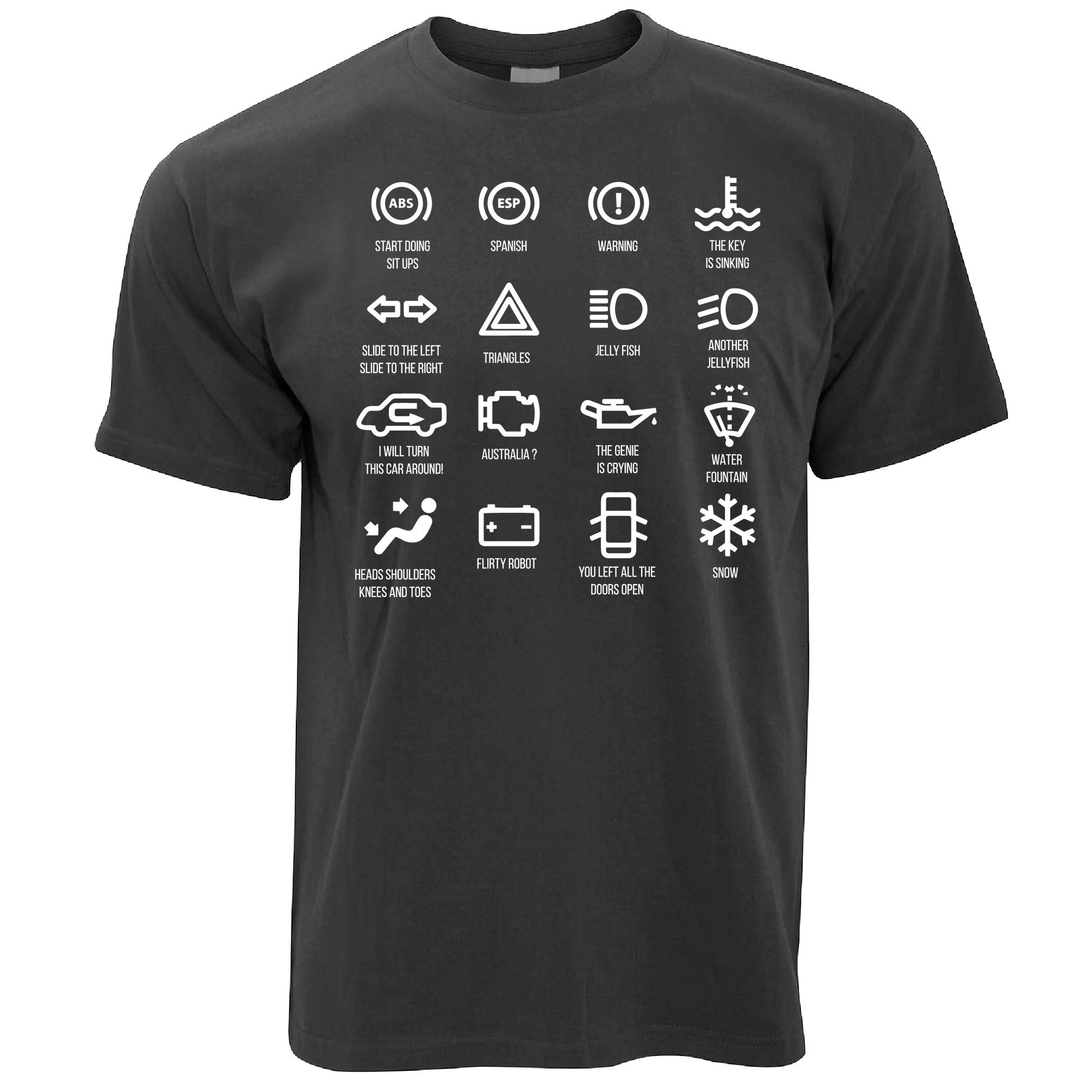 Car Dash Icons T Shirt