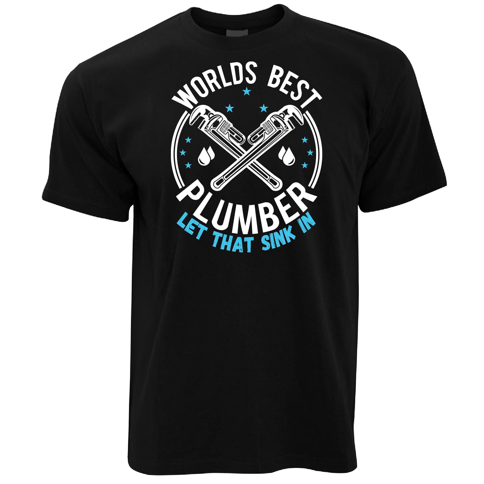 Mens World's Best Plumber T Shirt Tee