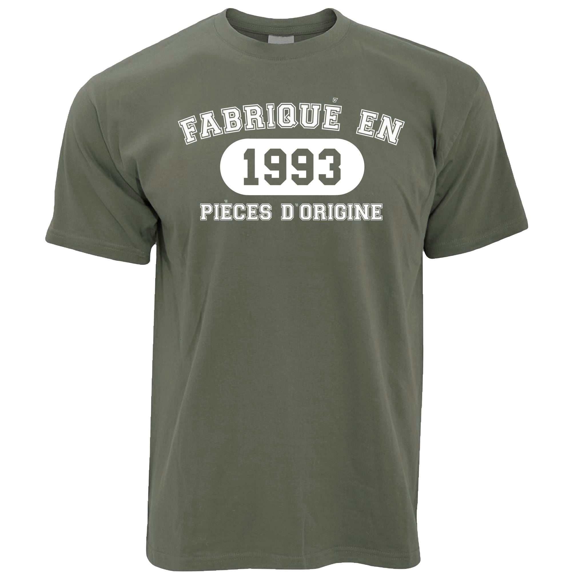 French 30th Birthday T Shirt All Original Parts