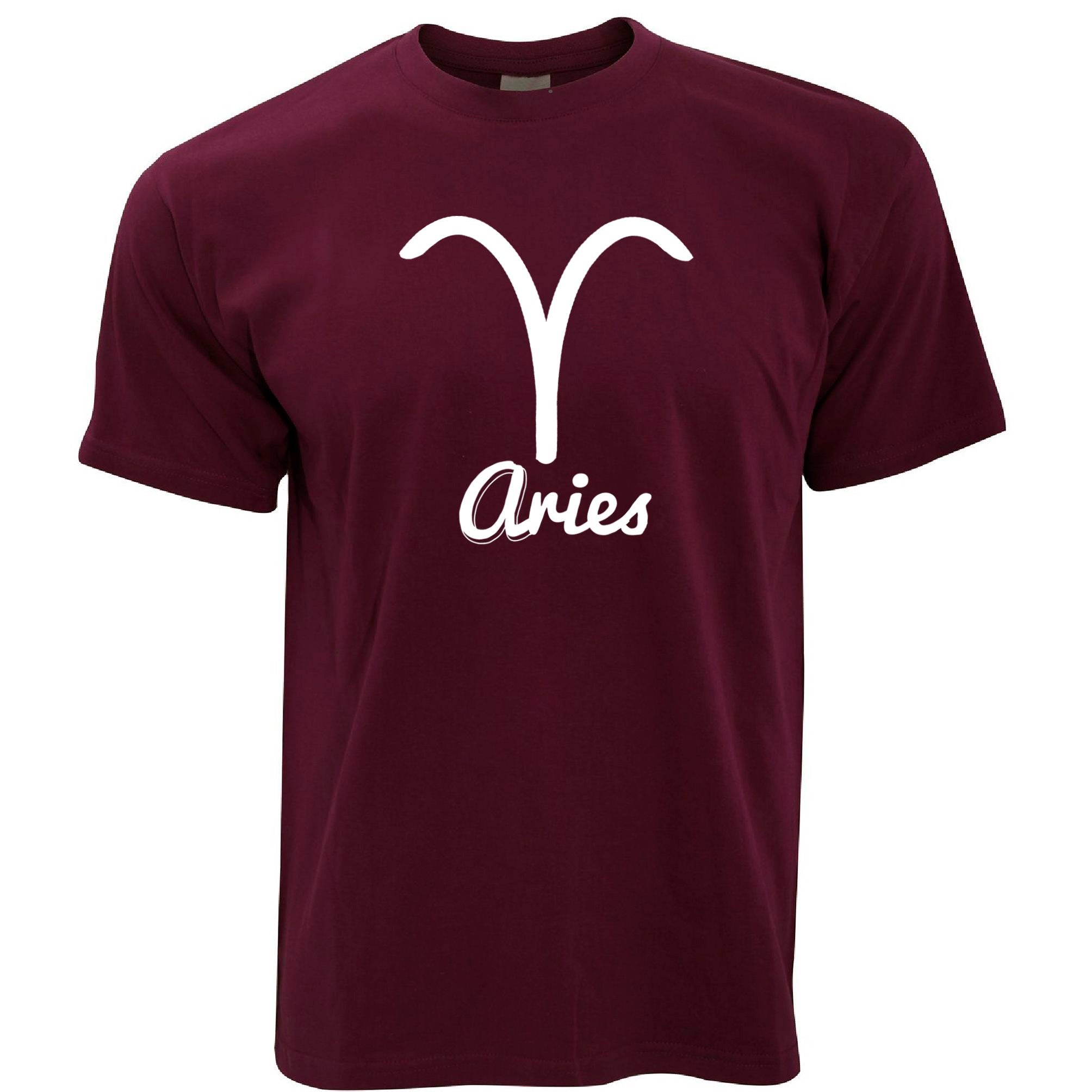 Horoscope T Shirt Aries Zodiac Star Sign Birthday