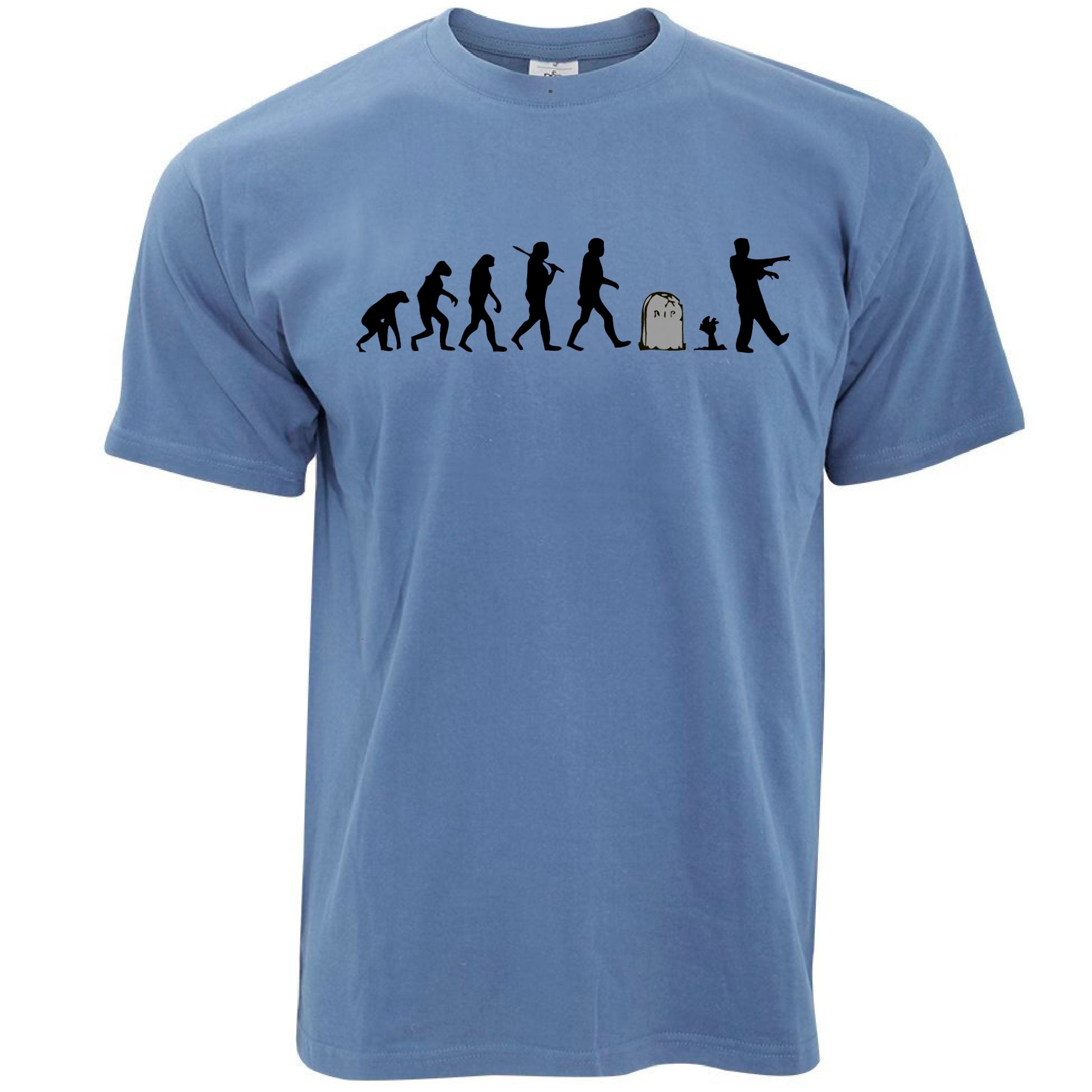 Halloween T Shirt Evolution Of A Zombie