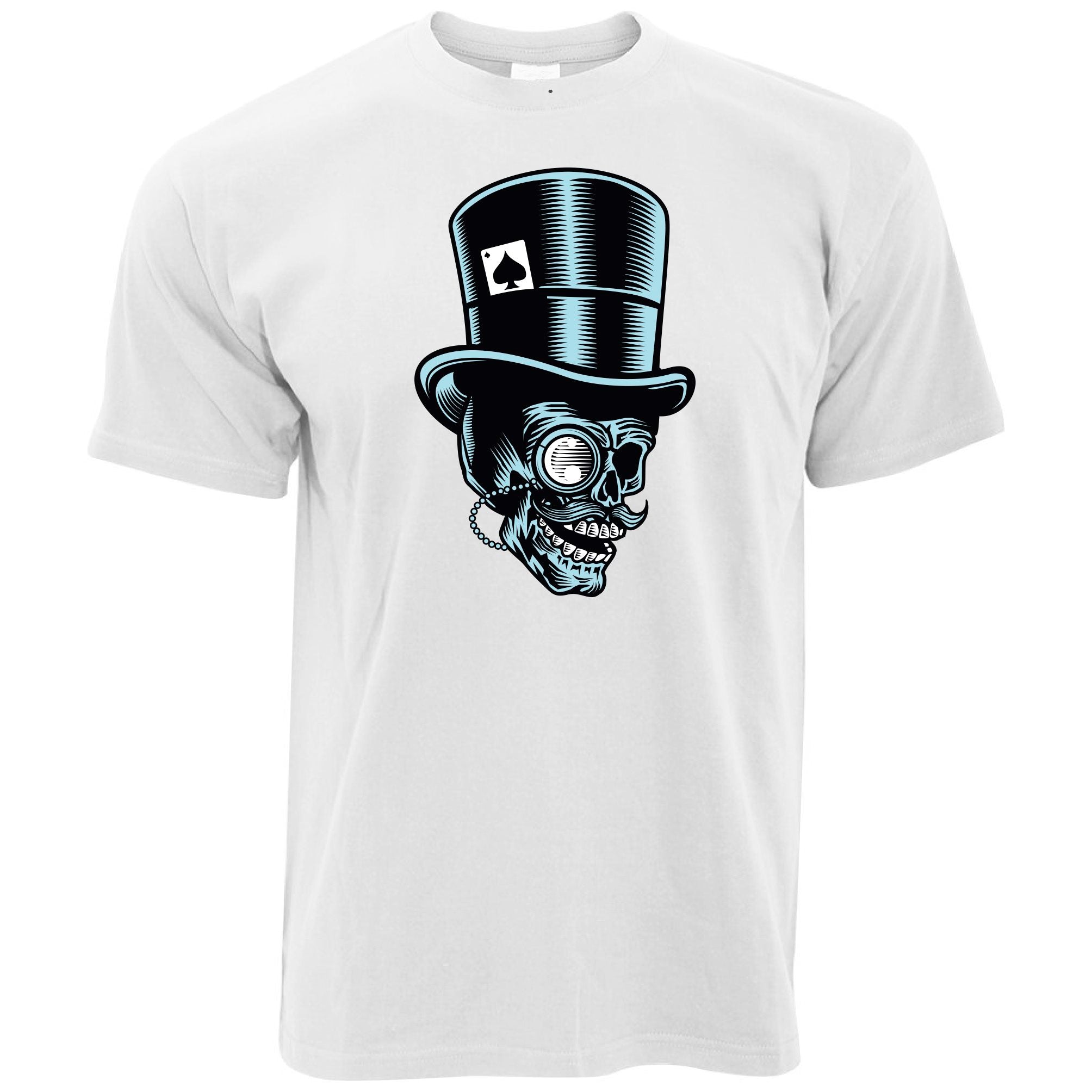 Undead Skull Top Hat T Shirt