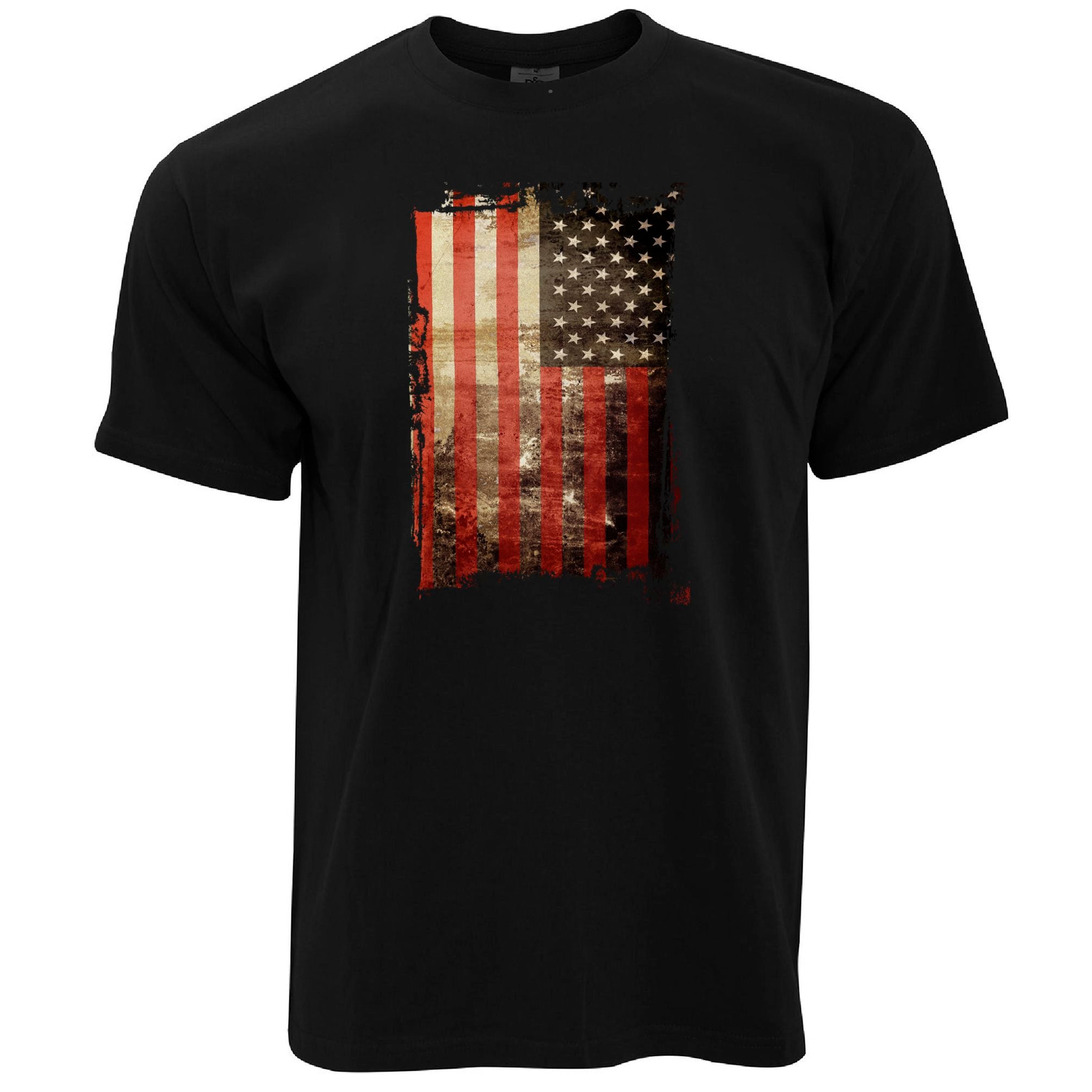 4th Of July T Shirt Distressed USA American Flag Art