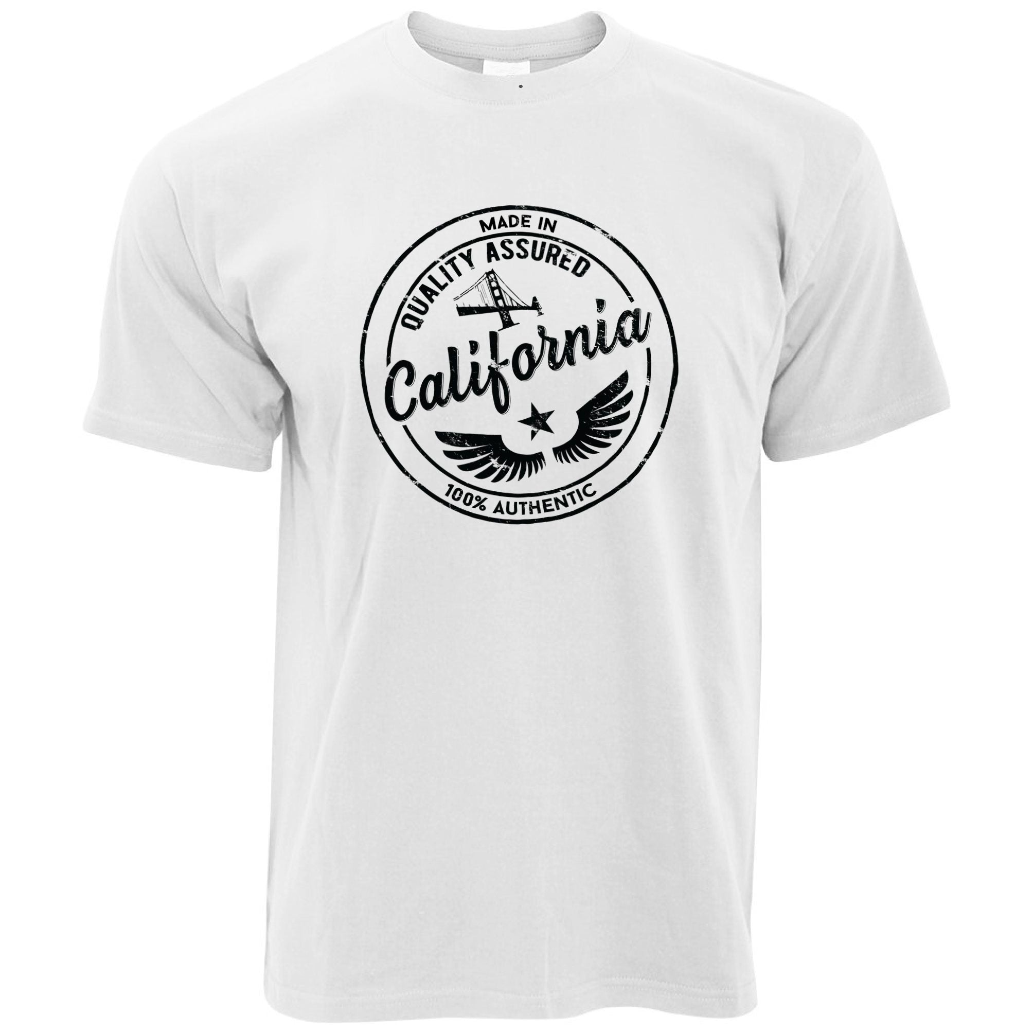 Hometown Pride T Shirt Made in California Stamp