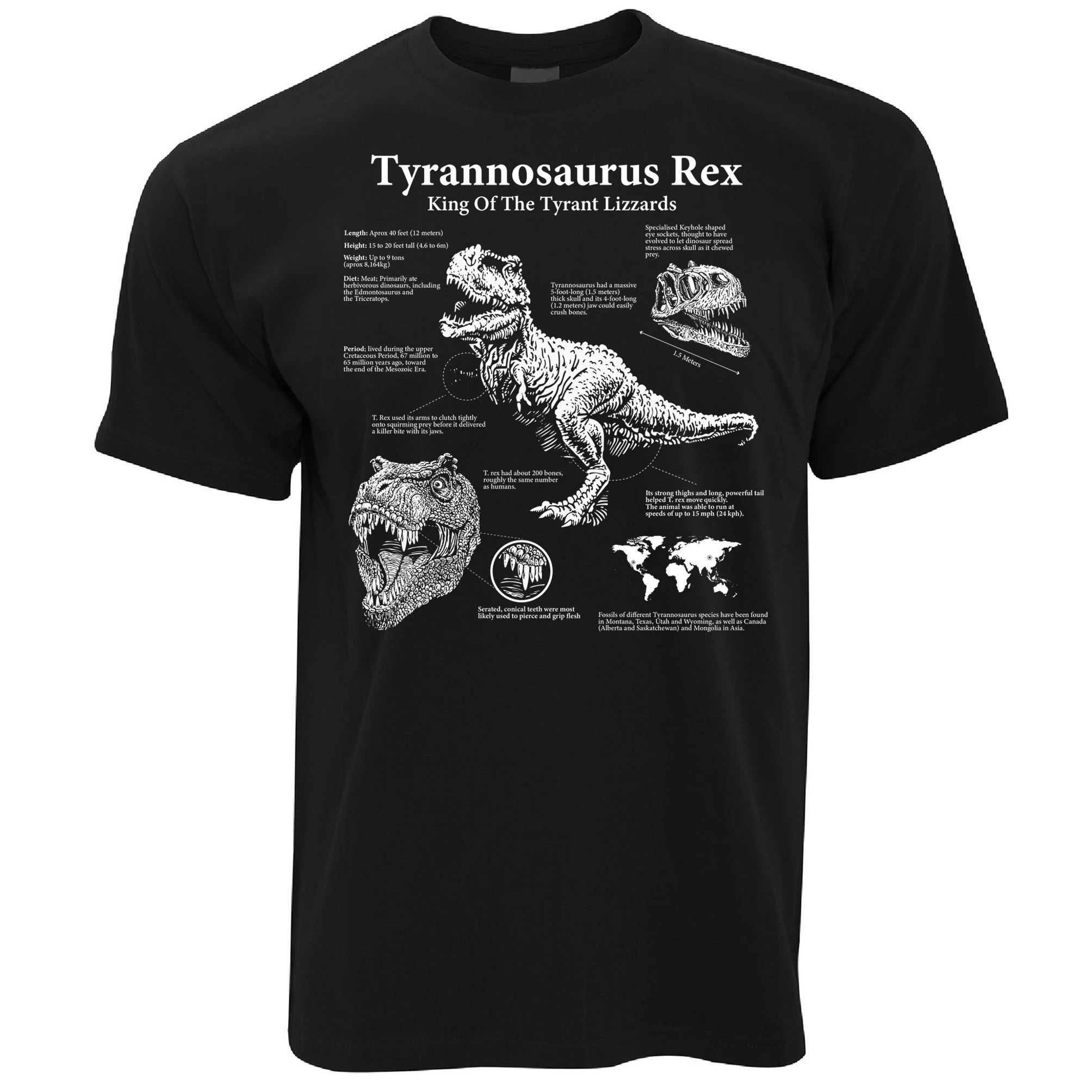 T. Rex Infographic T Shirt