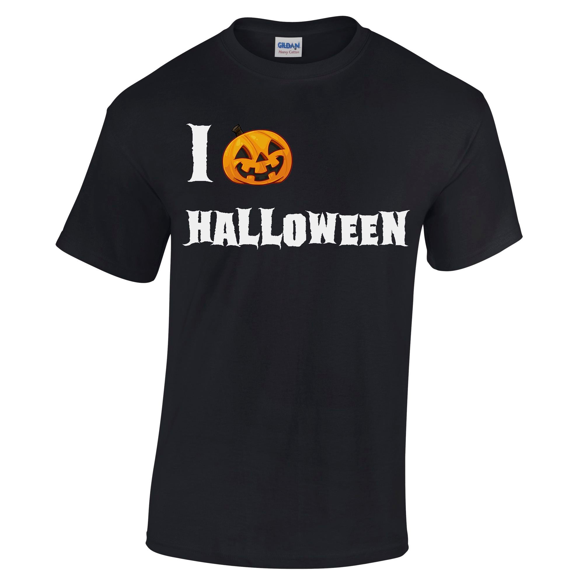 I Love Halloween T Shirt Jack O Lantern