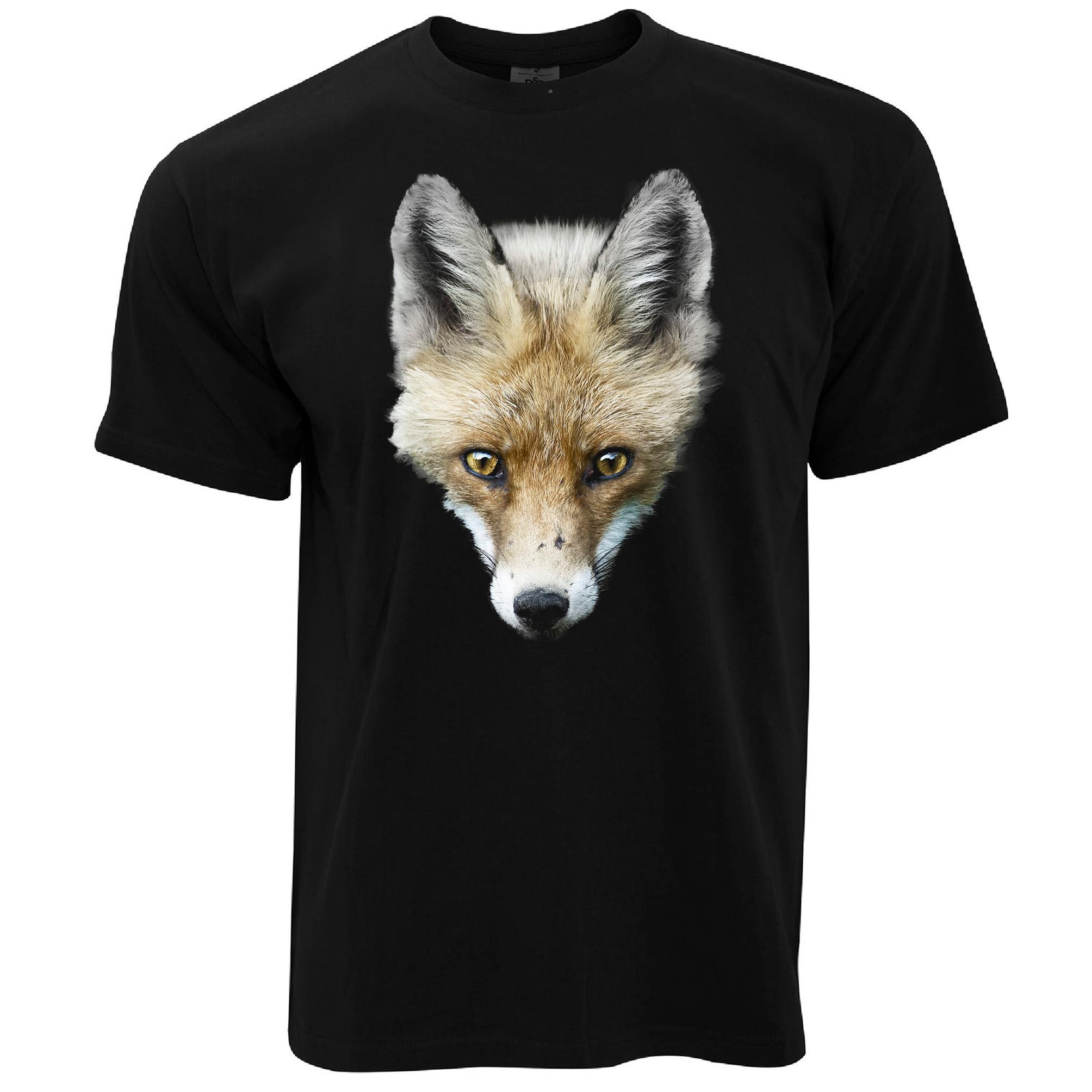 Fox T Shirt Photographic Animal Head Design