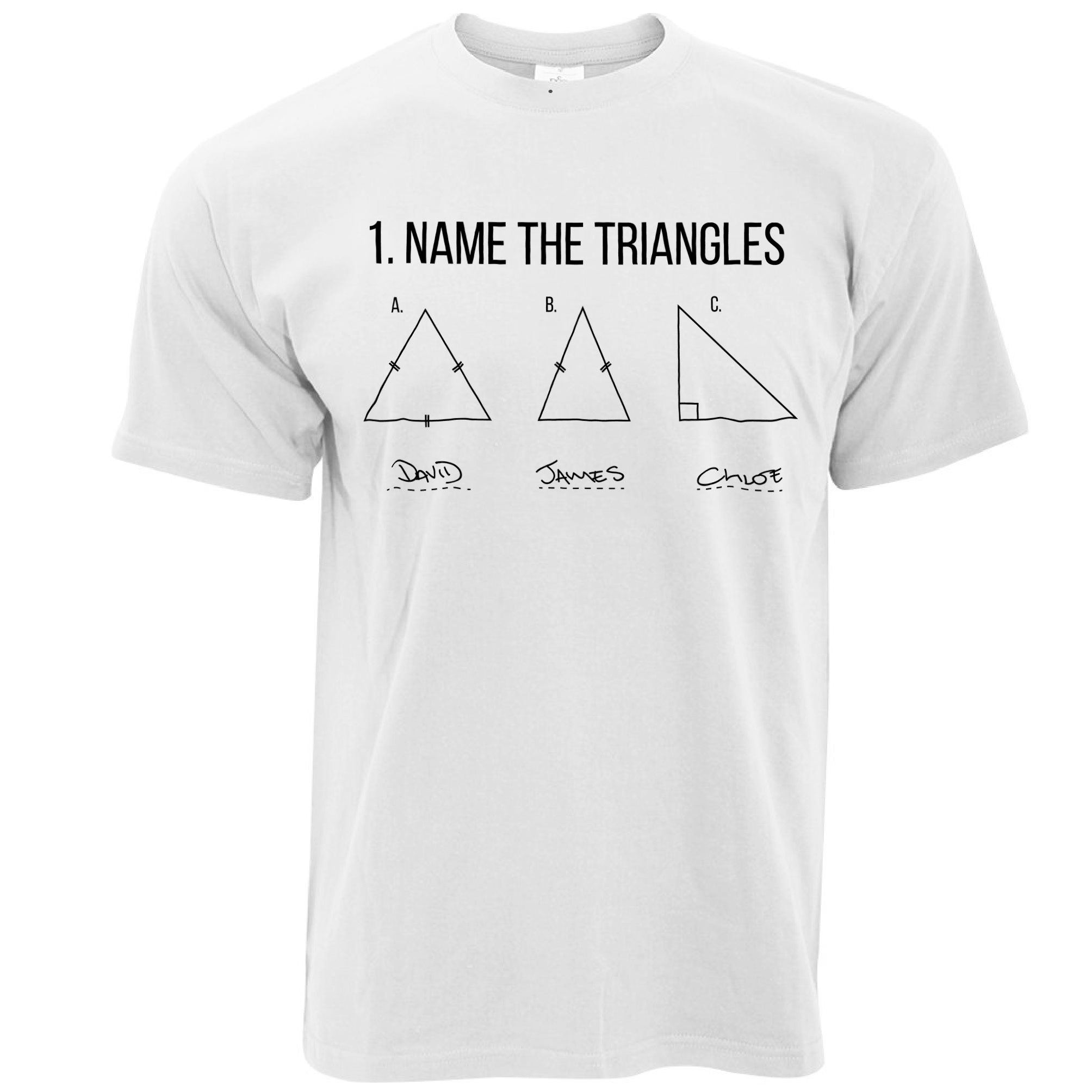 Name The Triangles T Shirt