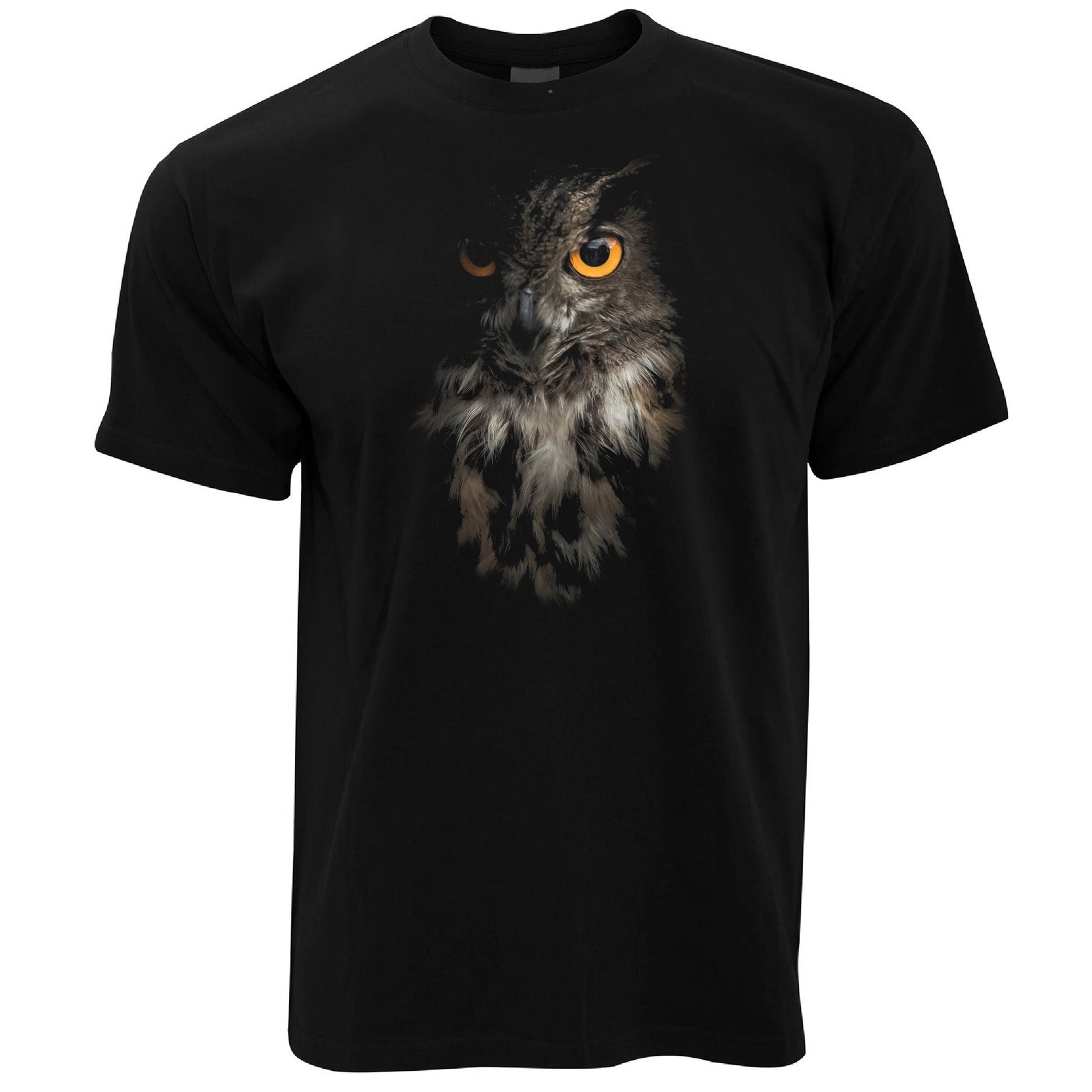 Owl Face T Shirt Nocturnal Bird Of Prey