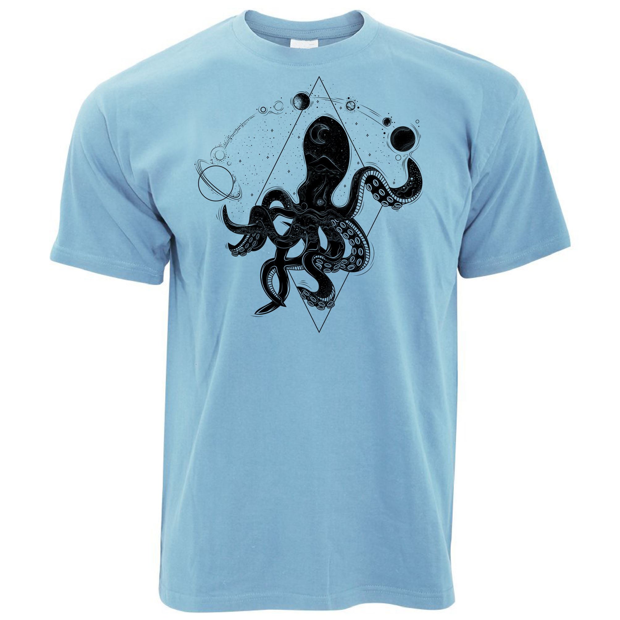 Funky Space T Shirt Omniscient Octopus