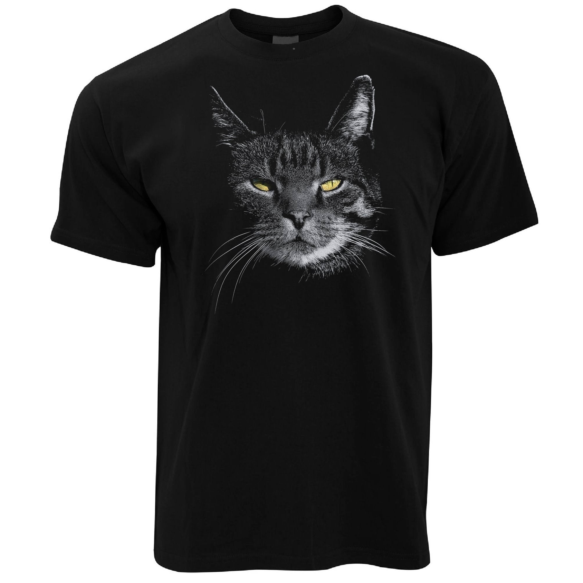 Cat Face T Shirt Cute Feline Head Photo