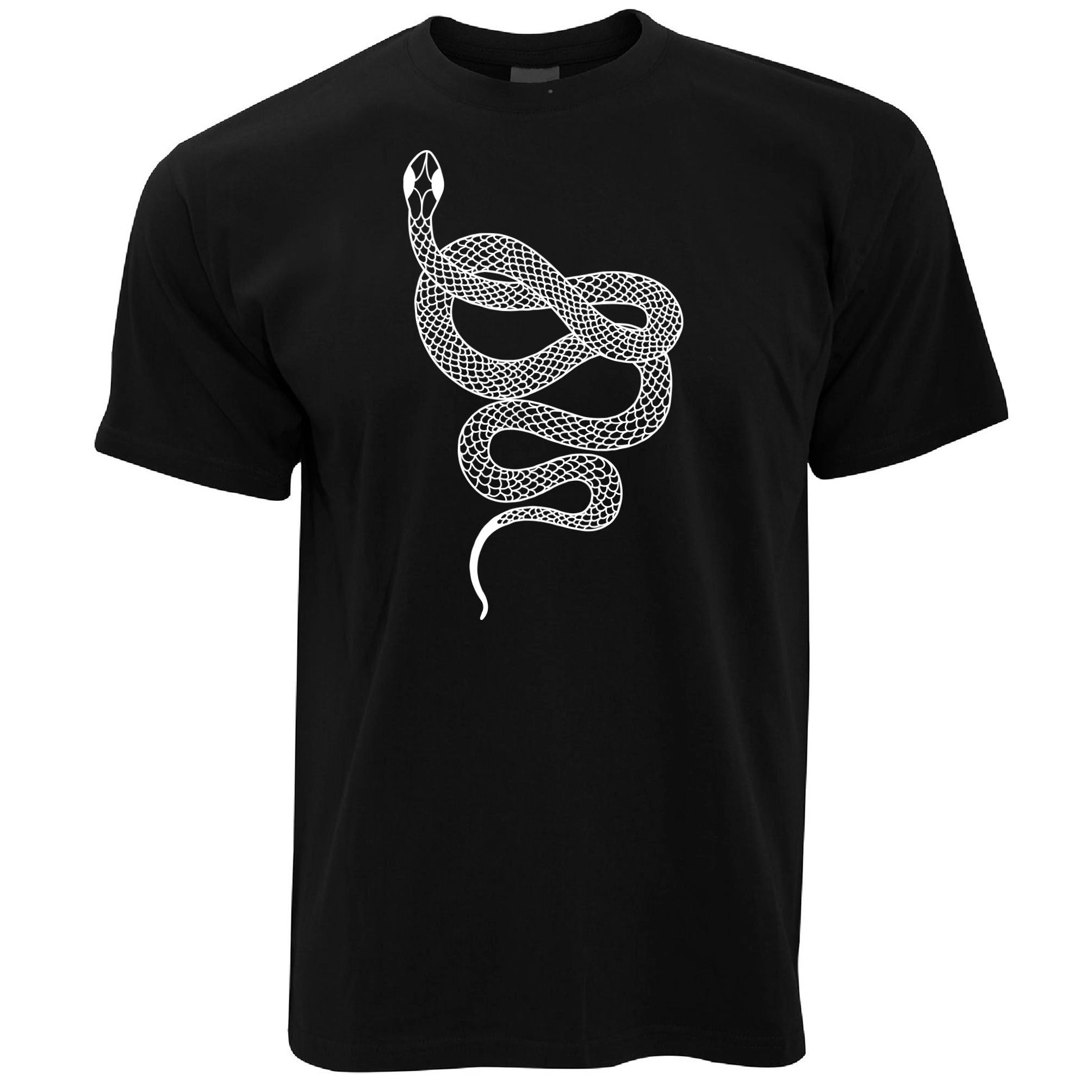 Illustrated Snake Art T Shirt