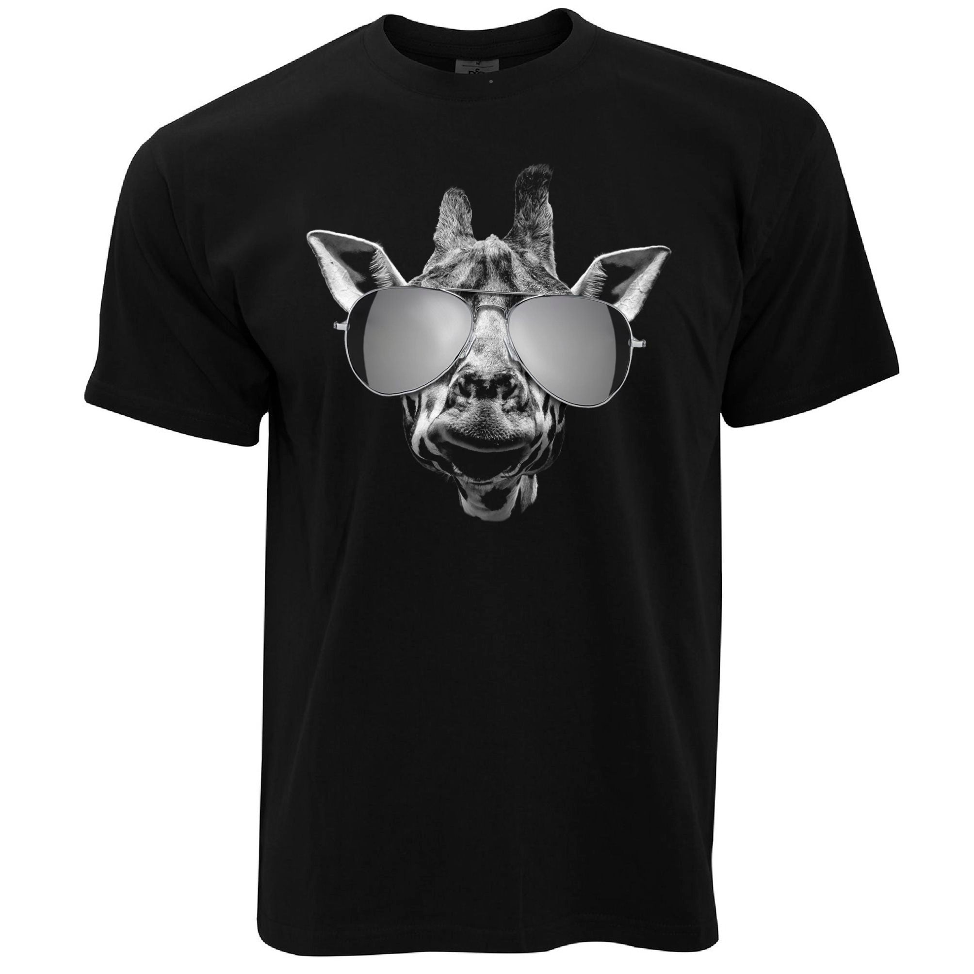 Giraffe Wearing Sunglasses T Shirt