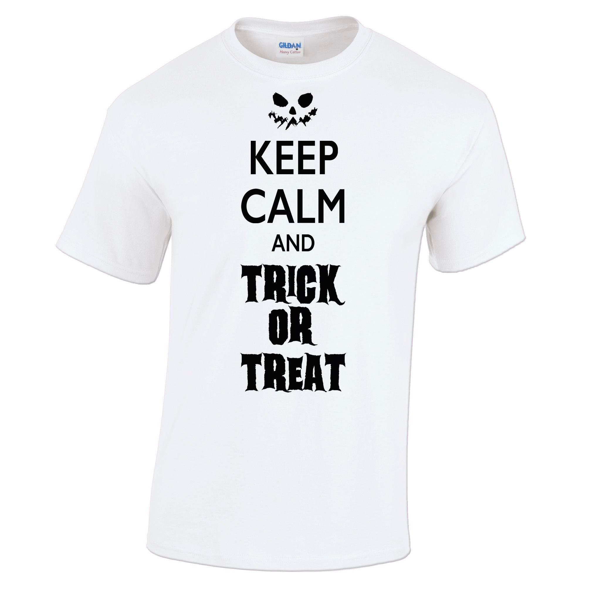 Halloween T Shirt Keep Calm And Trick Or Treat