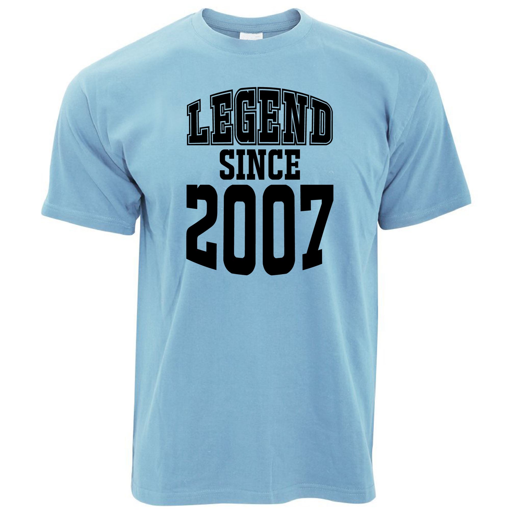 16th Birthday T Shirt Legend Since 2007