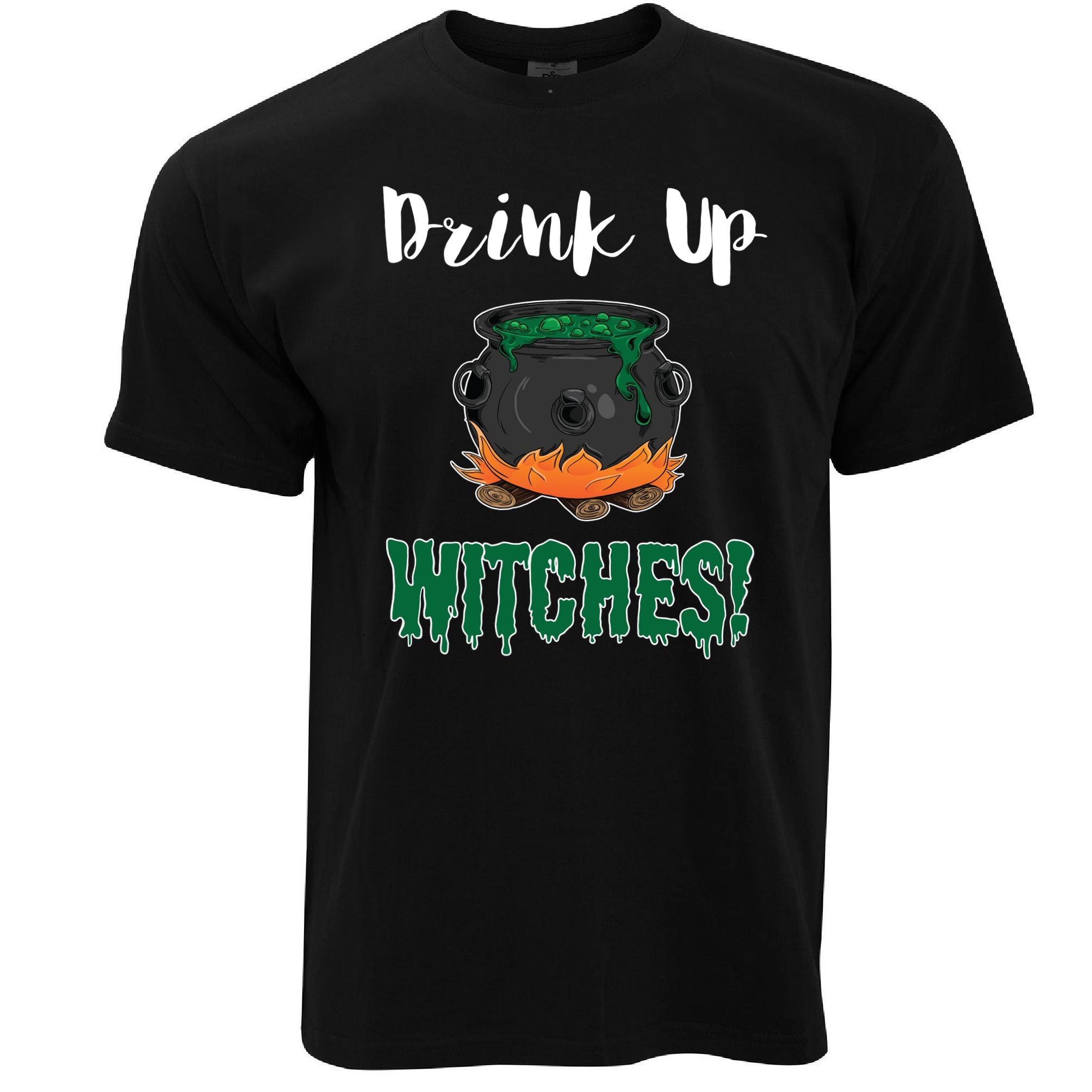 Halloween T Shirt Drink Up, Witches Cauldron