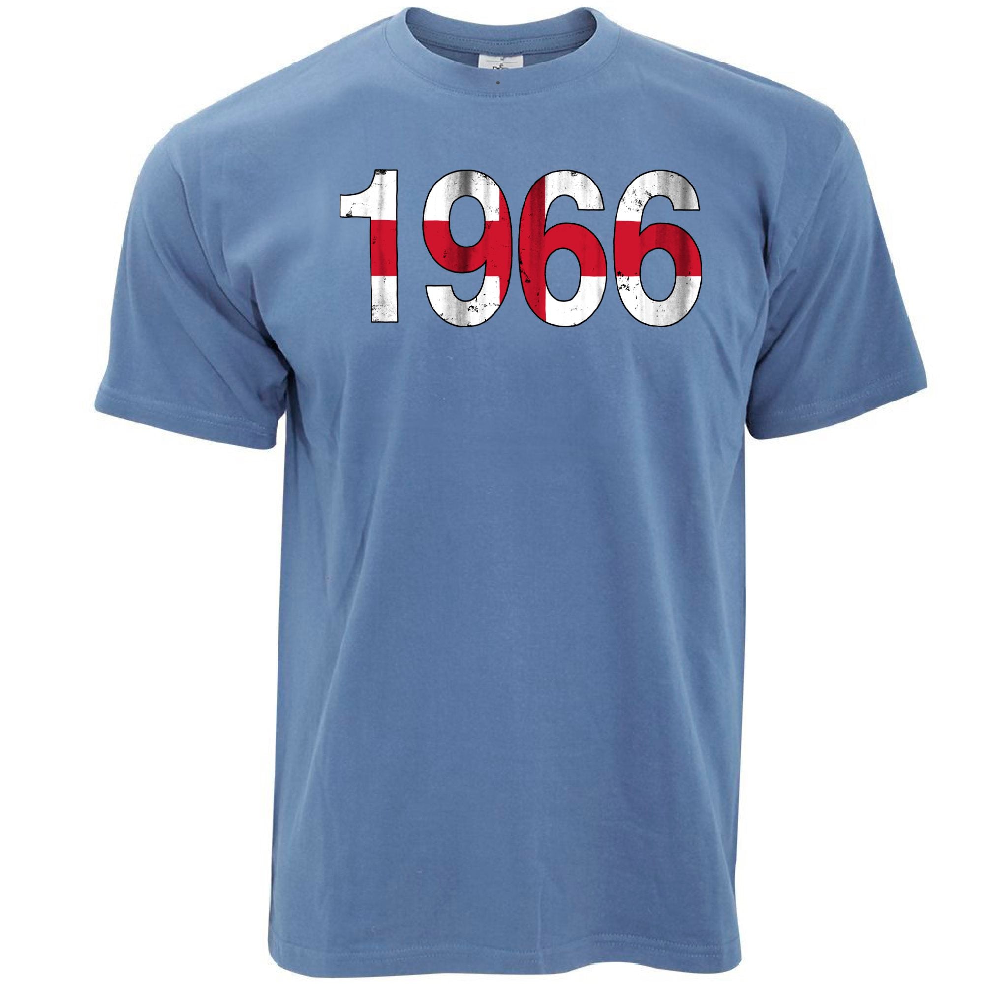 1966 England Flag T Shirt Football Team Supporters