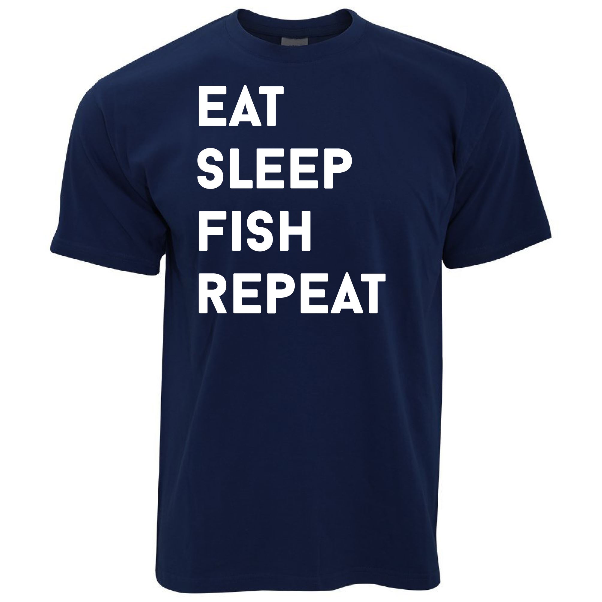 Eat Sleep Fish Repeat T Shirt