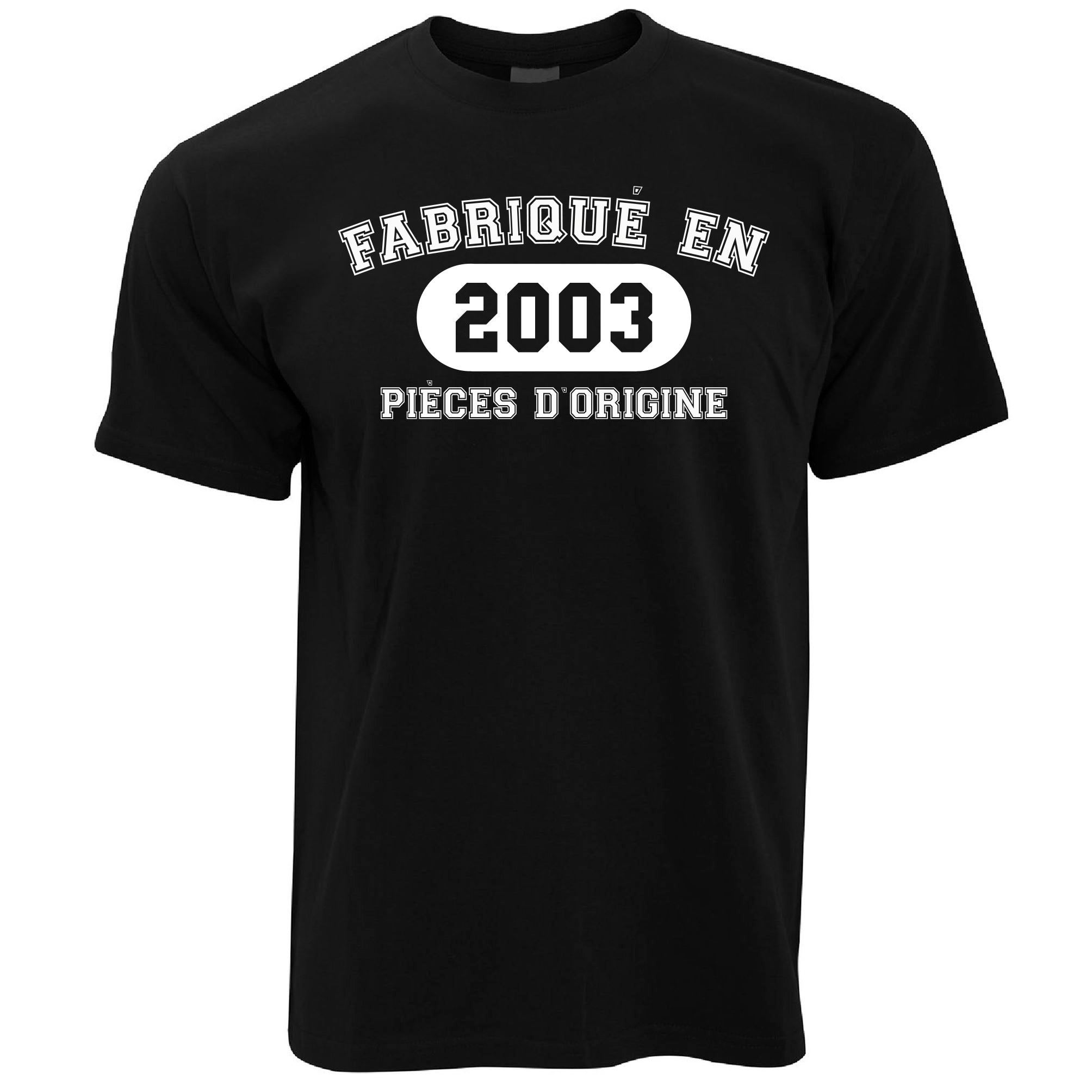 French 20th Birthday T Shirt All Original Parts