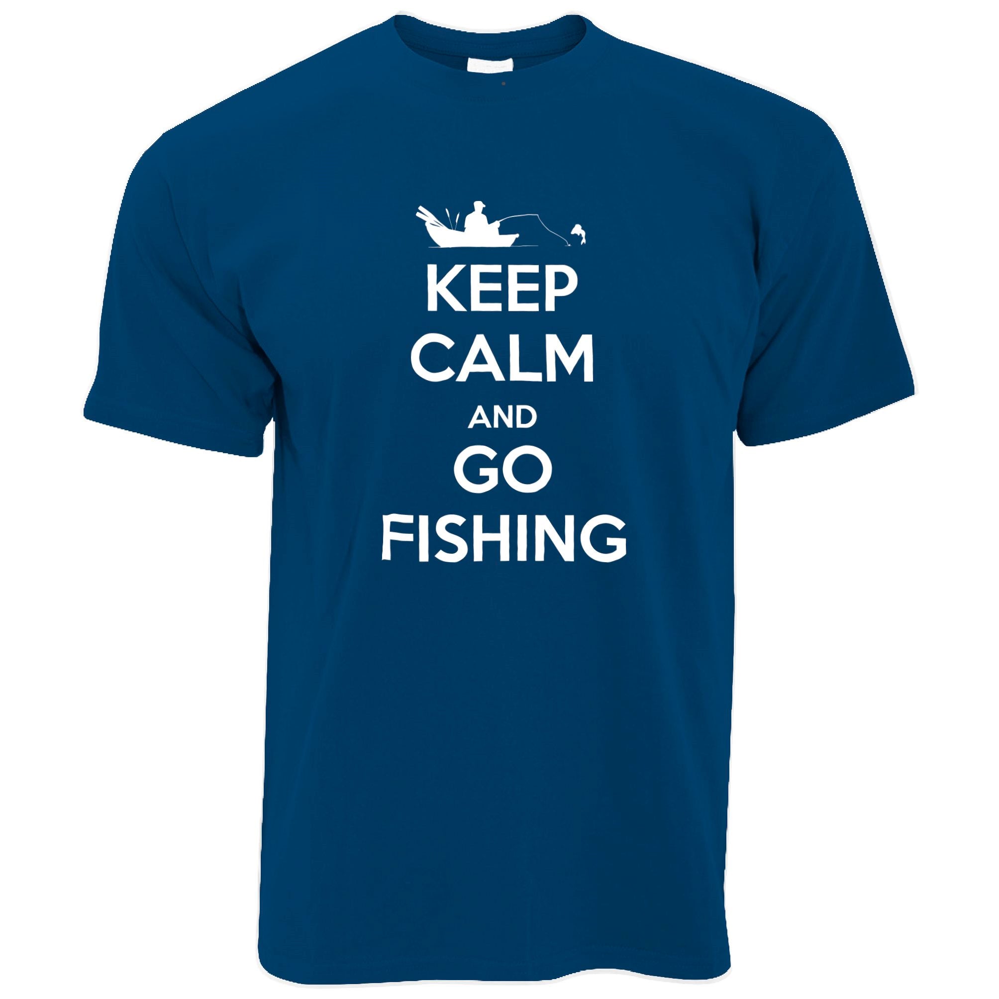 Keep Calm And Go Fishing T Shirt