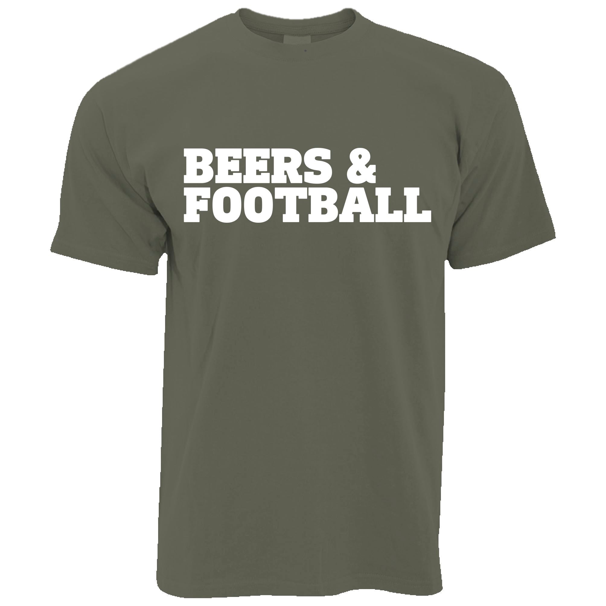 Beers And Football T Shirt