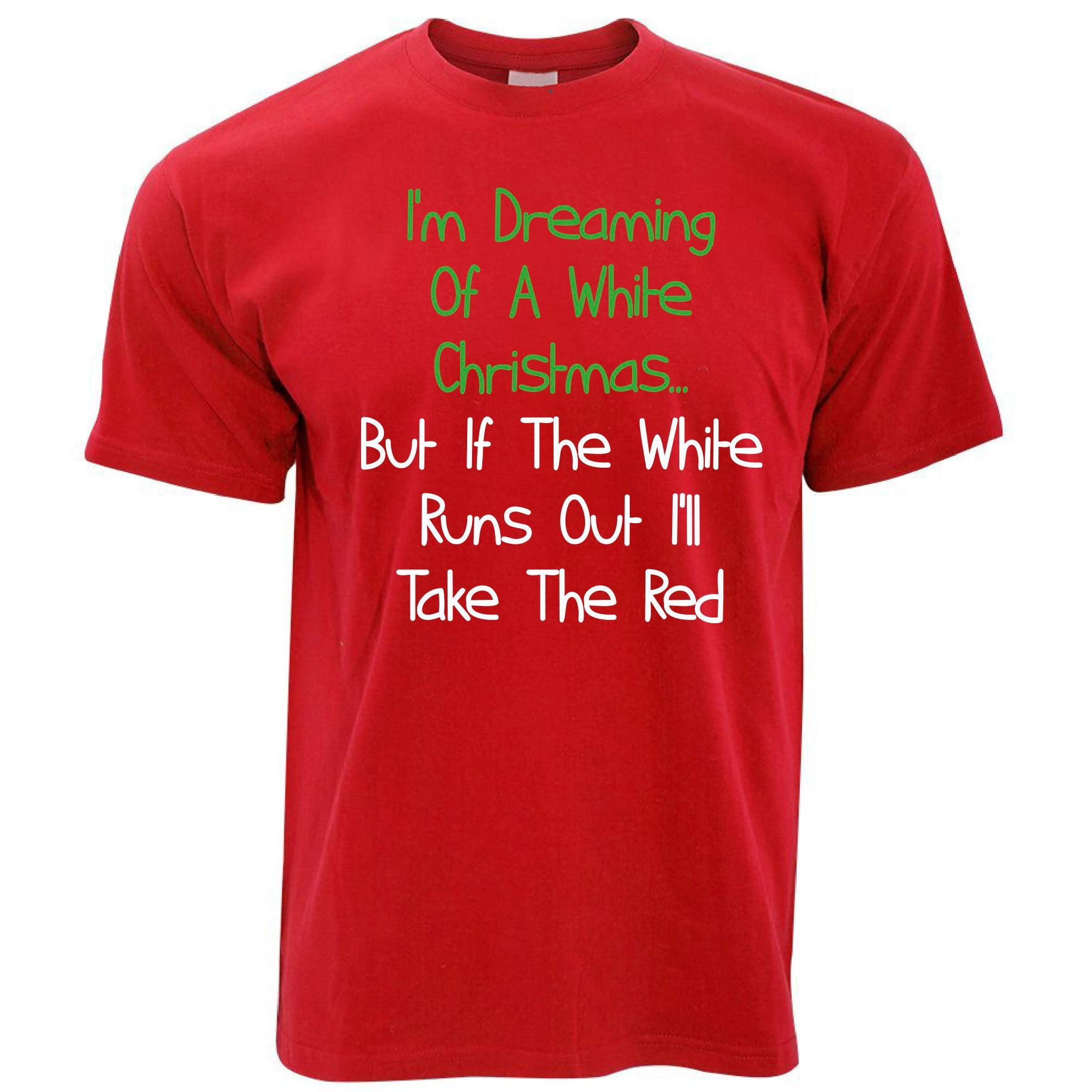 Dreaming Of A White Wine Christmas T Shirt