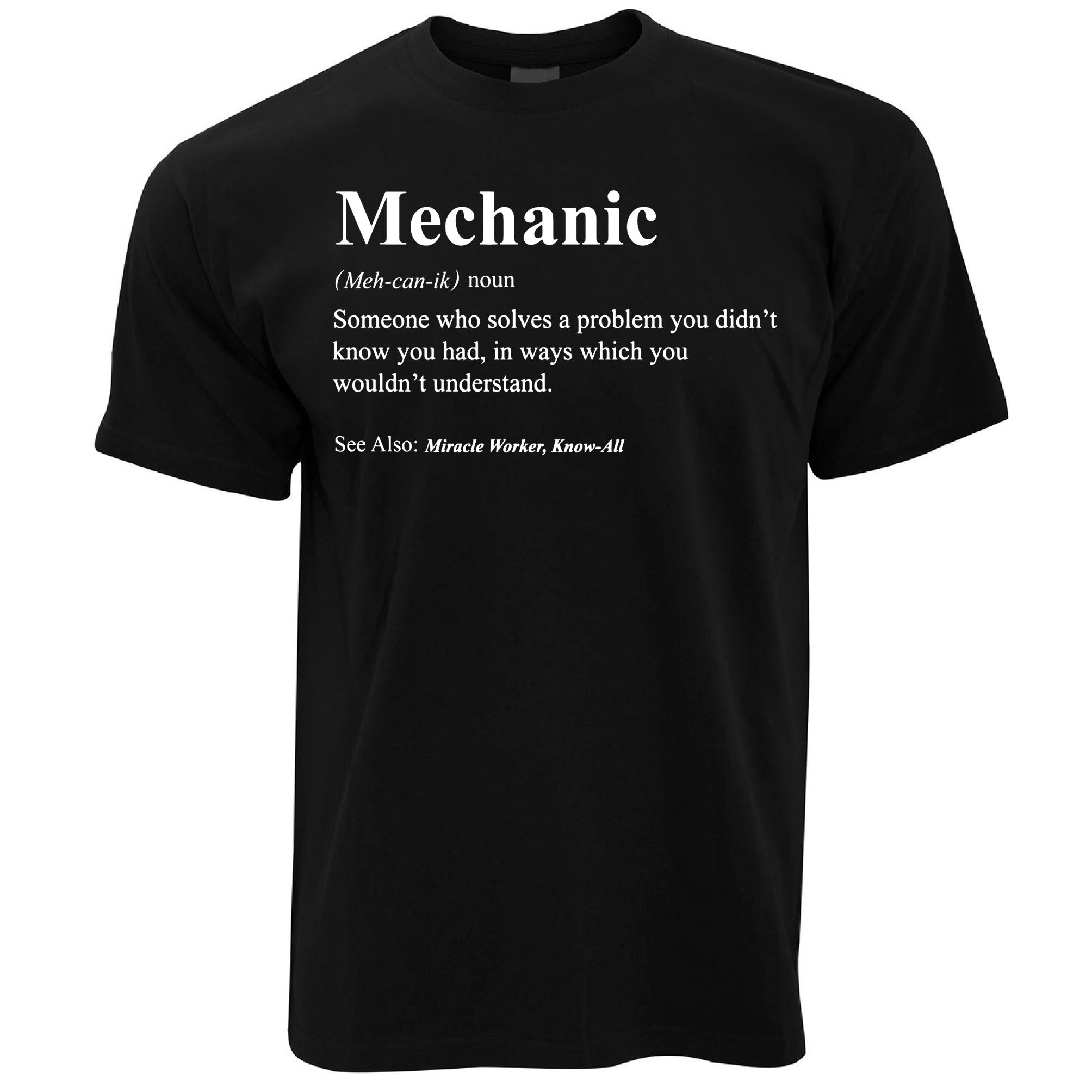 Definition of a Mechanic T Shirt